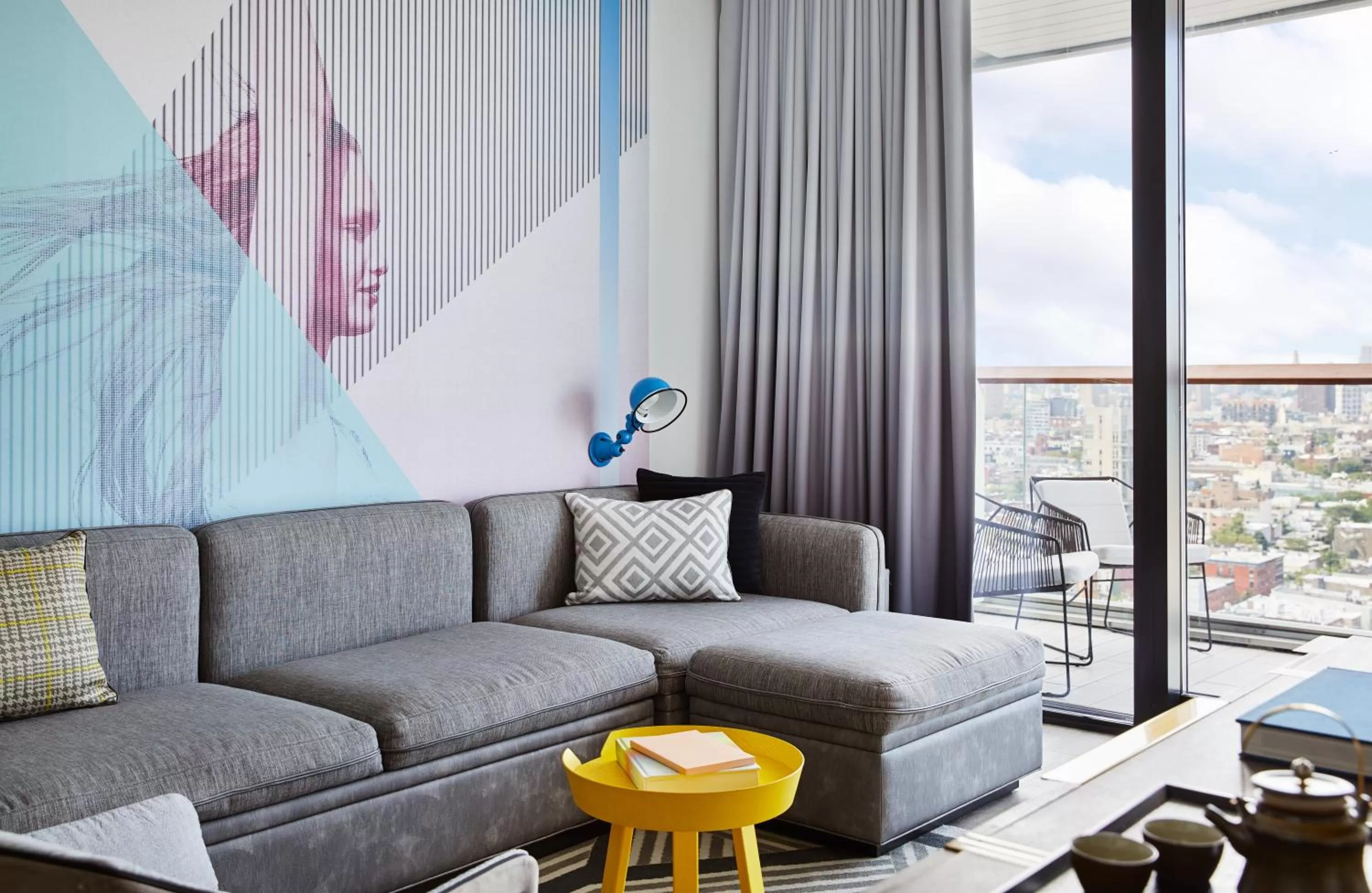 Living room in The William Vale