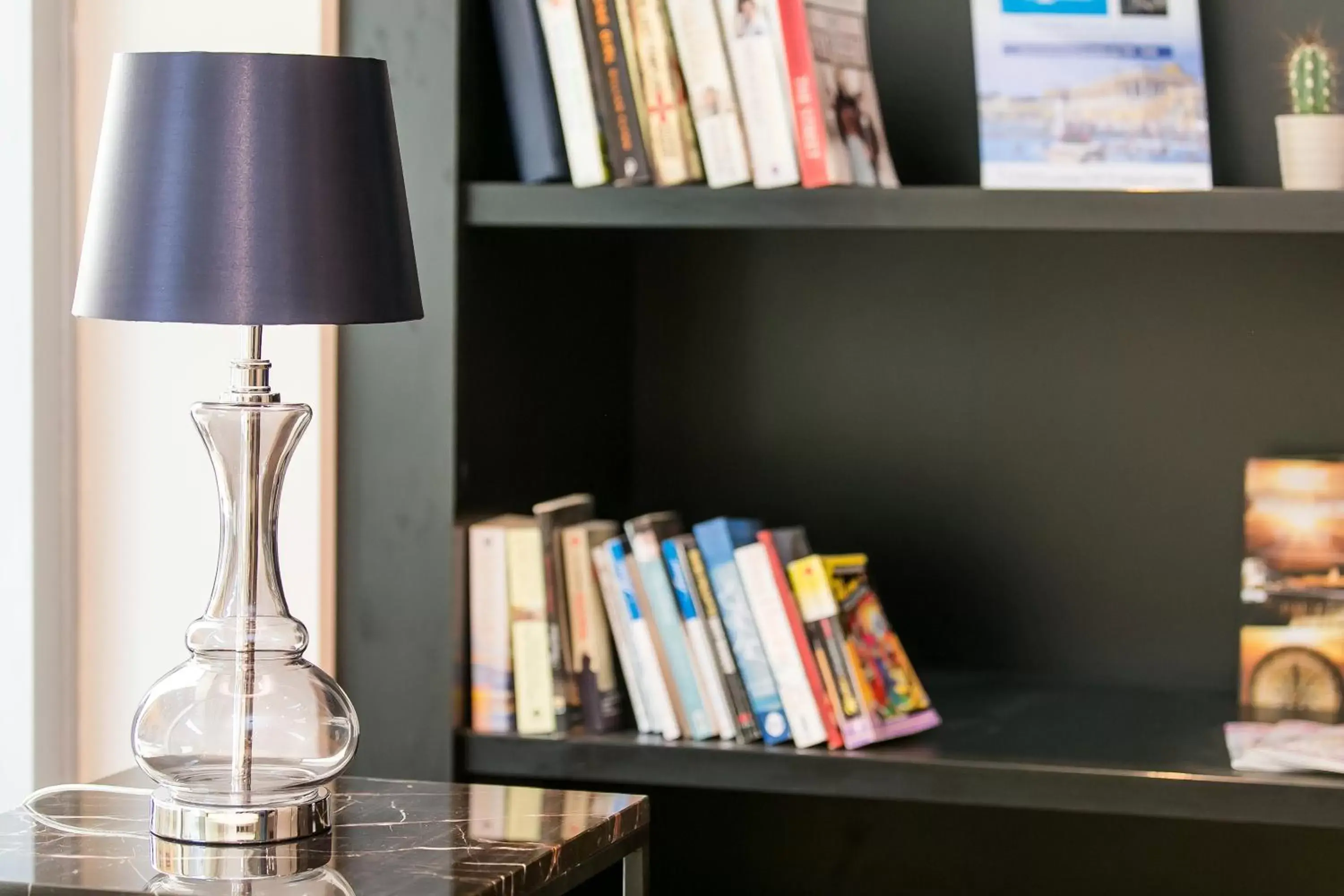 Lobby or reception, Library in Ambra Hotel