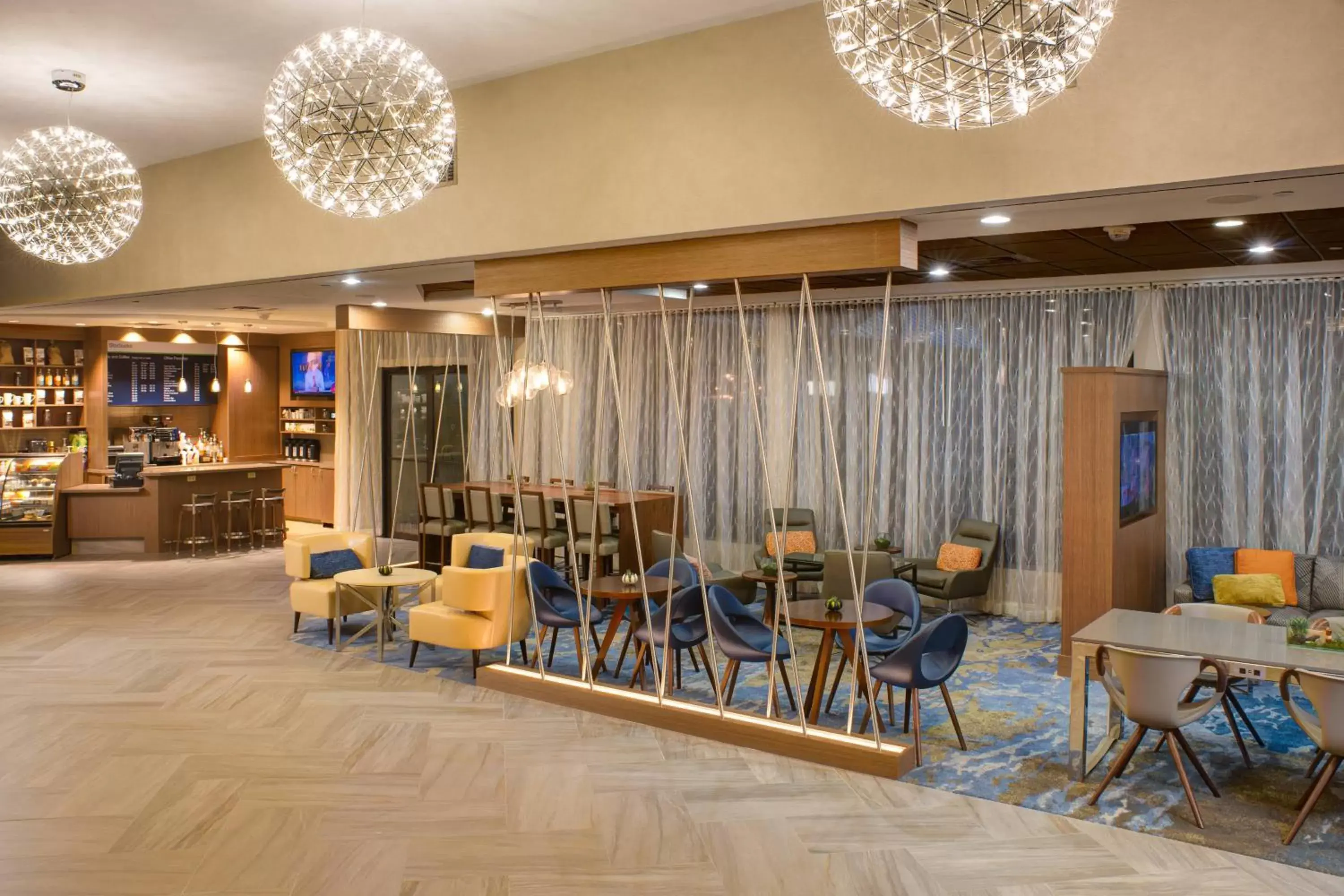 Lobby or reception, Restaurant/Places to Eat in Marriott Tampa Westshore