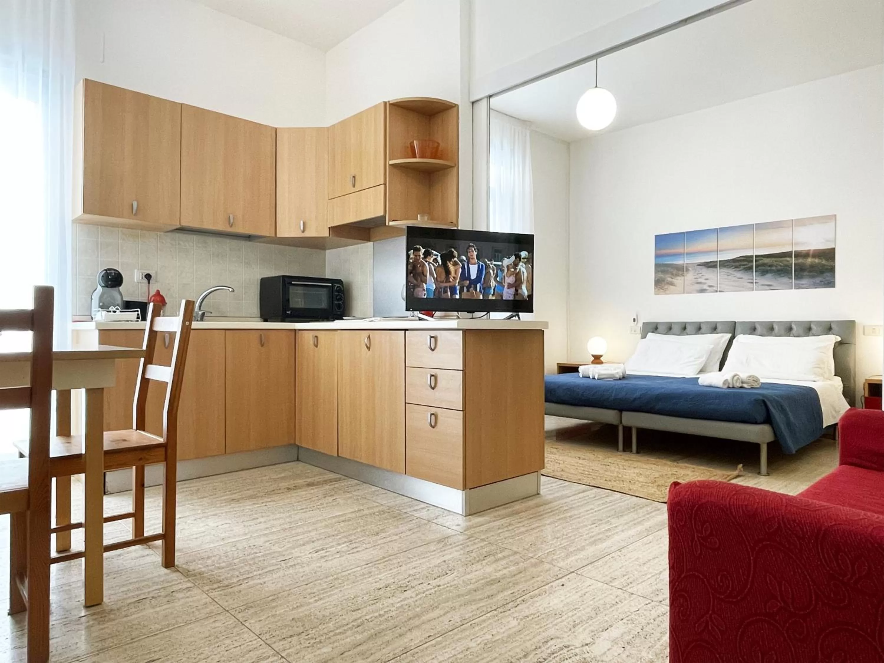 Kitchen or kitchenette, Bed in Euphorbia Residence