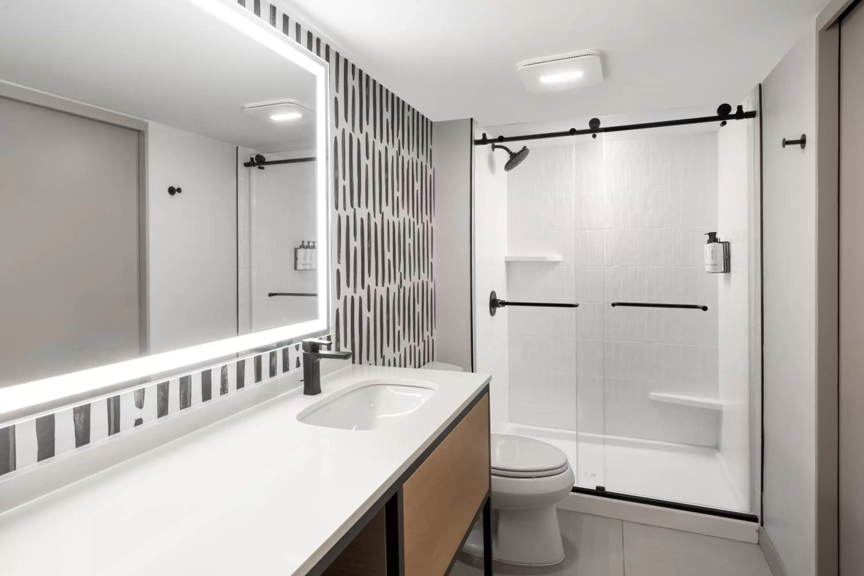 Shower, Bathroom in Holiday Inn Express Hotel & Suites Austin Airport, an IHG Hotel