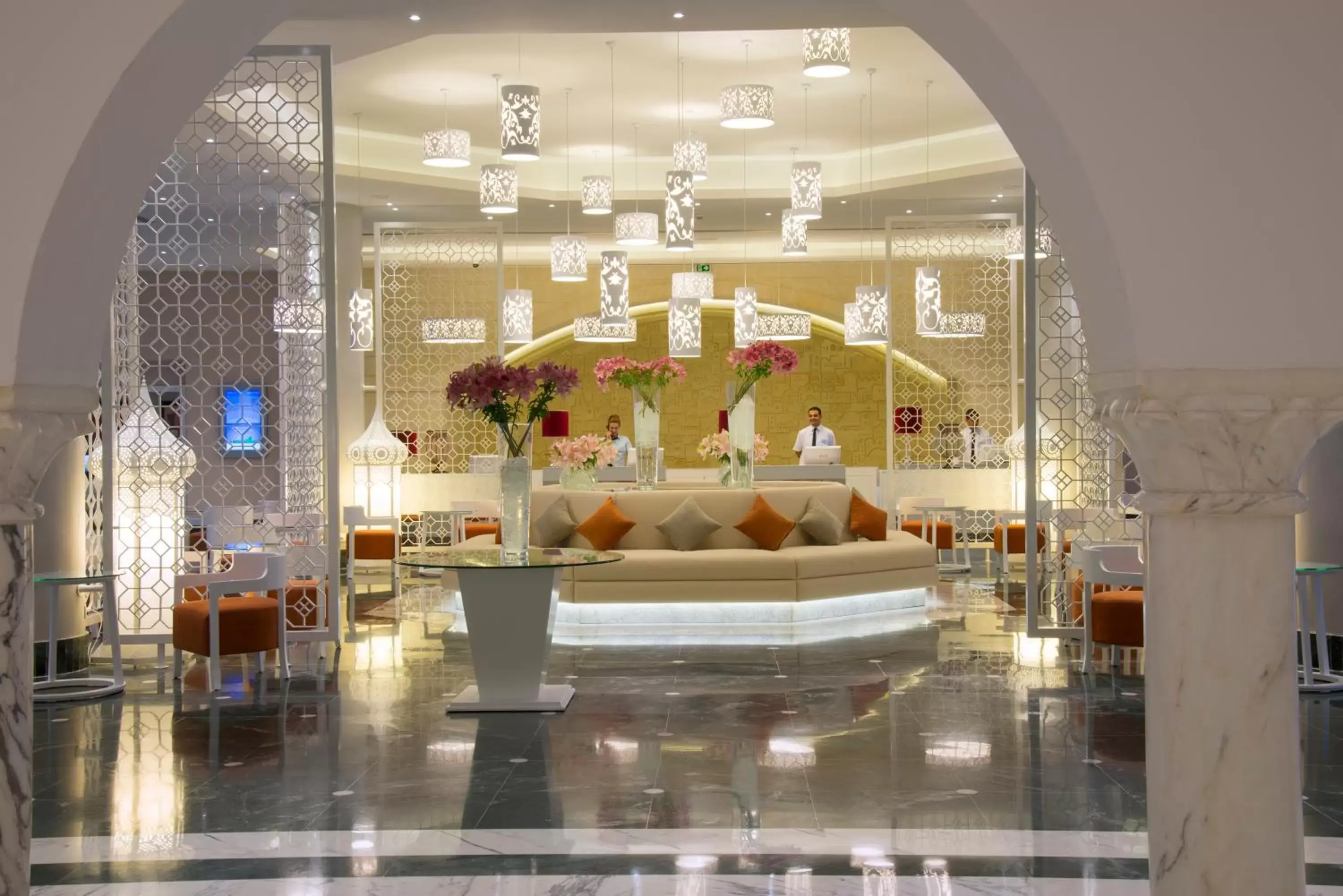 Lobby or reception in Radisson Blu Resort & Thalasso Hammamet