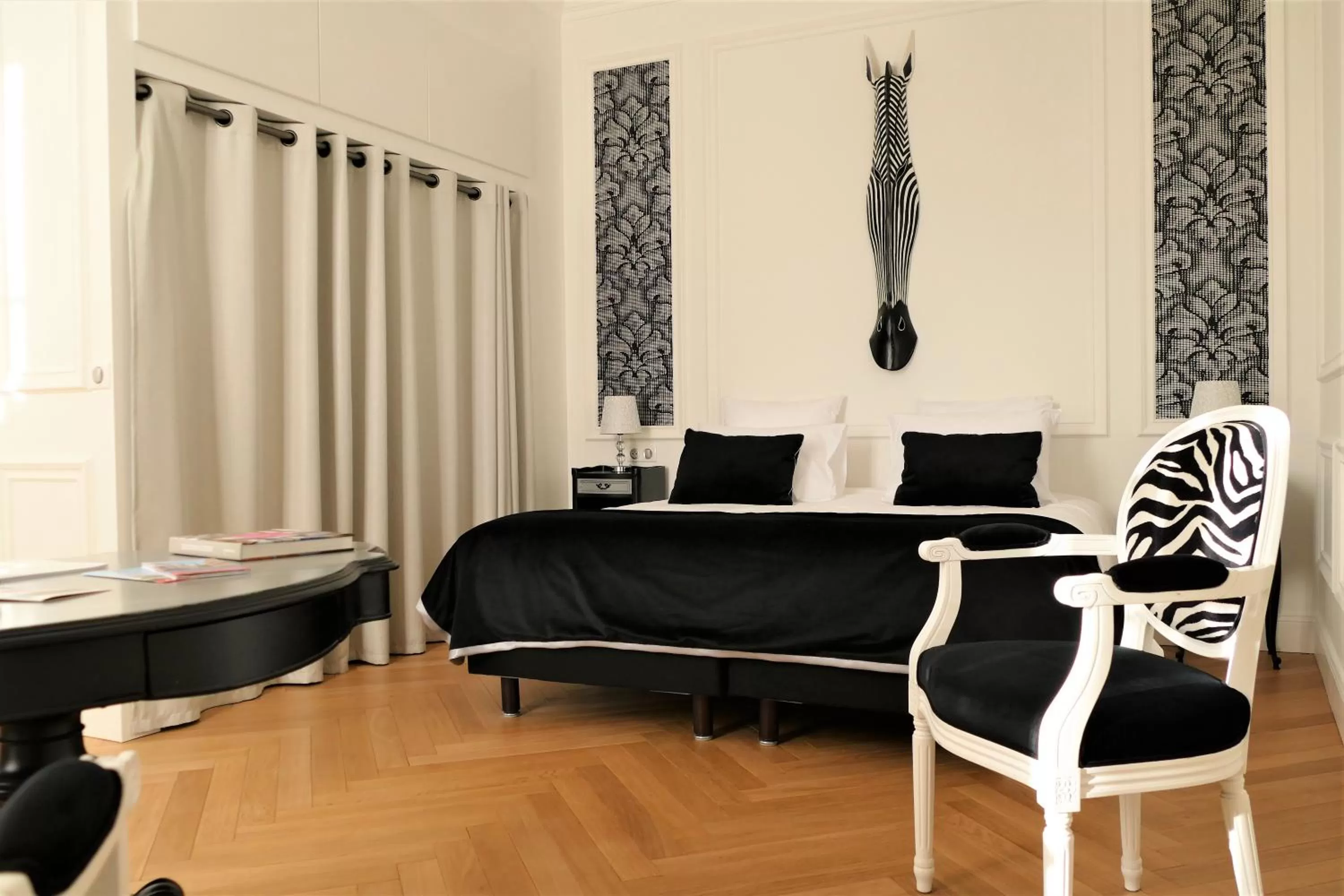 Bed in Le Clos des Queyries, Chambres d'Hôtes