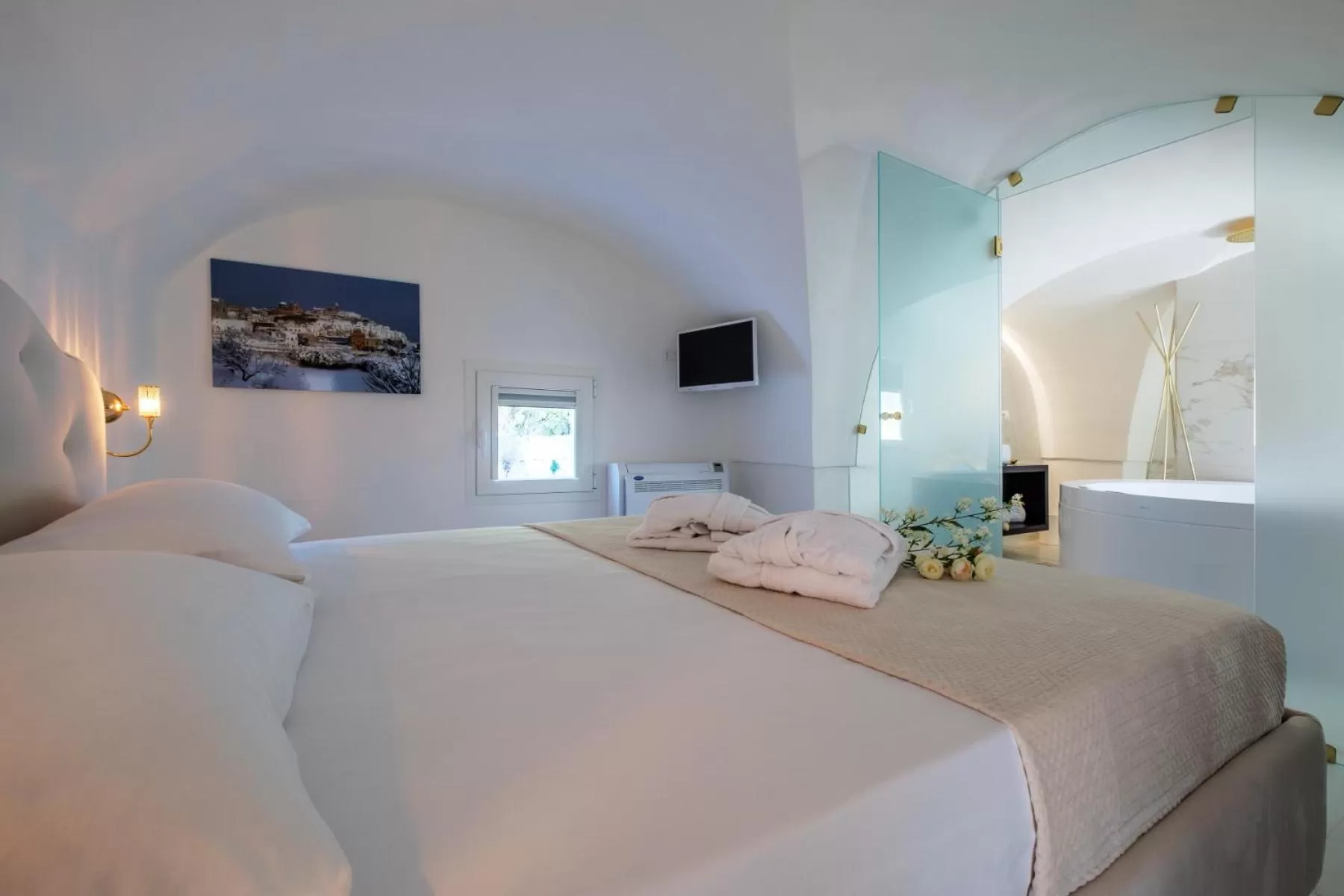 Bed in La Bella Ostuni Suites