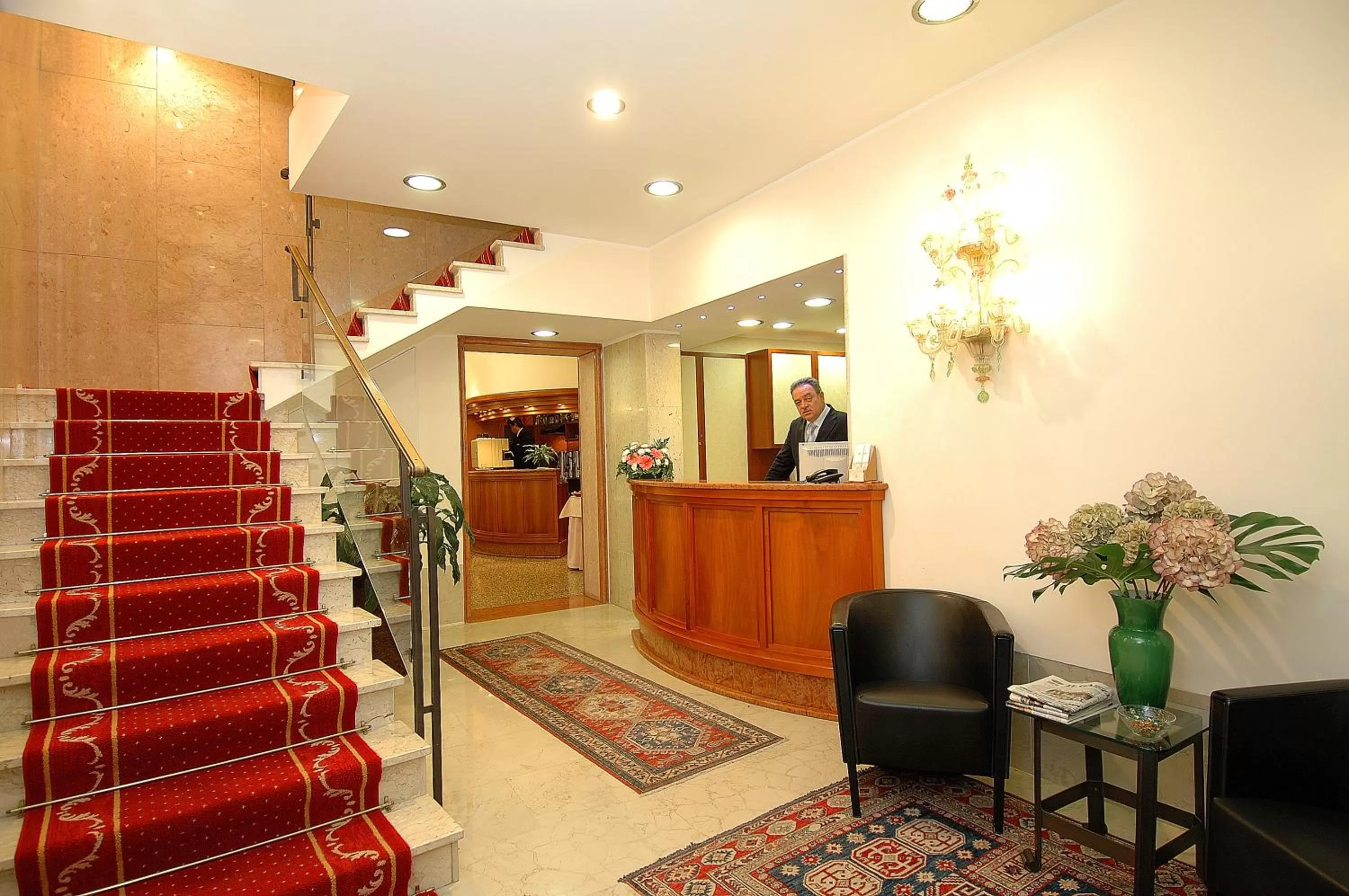 Lobby or reception in Hotel Da Bruno