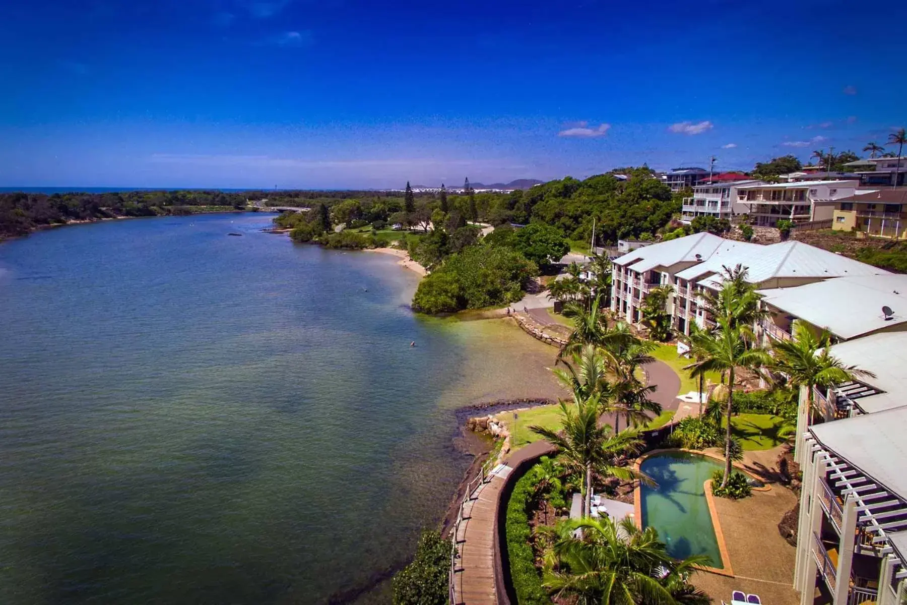 Bird's-eye View in Sunrise Cove Holiday Apartments by Kingscliff Accommodation