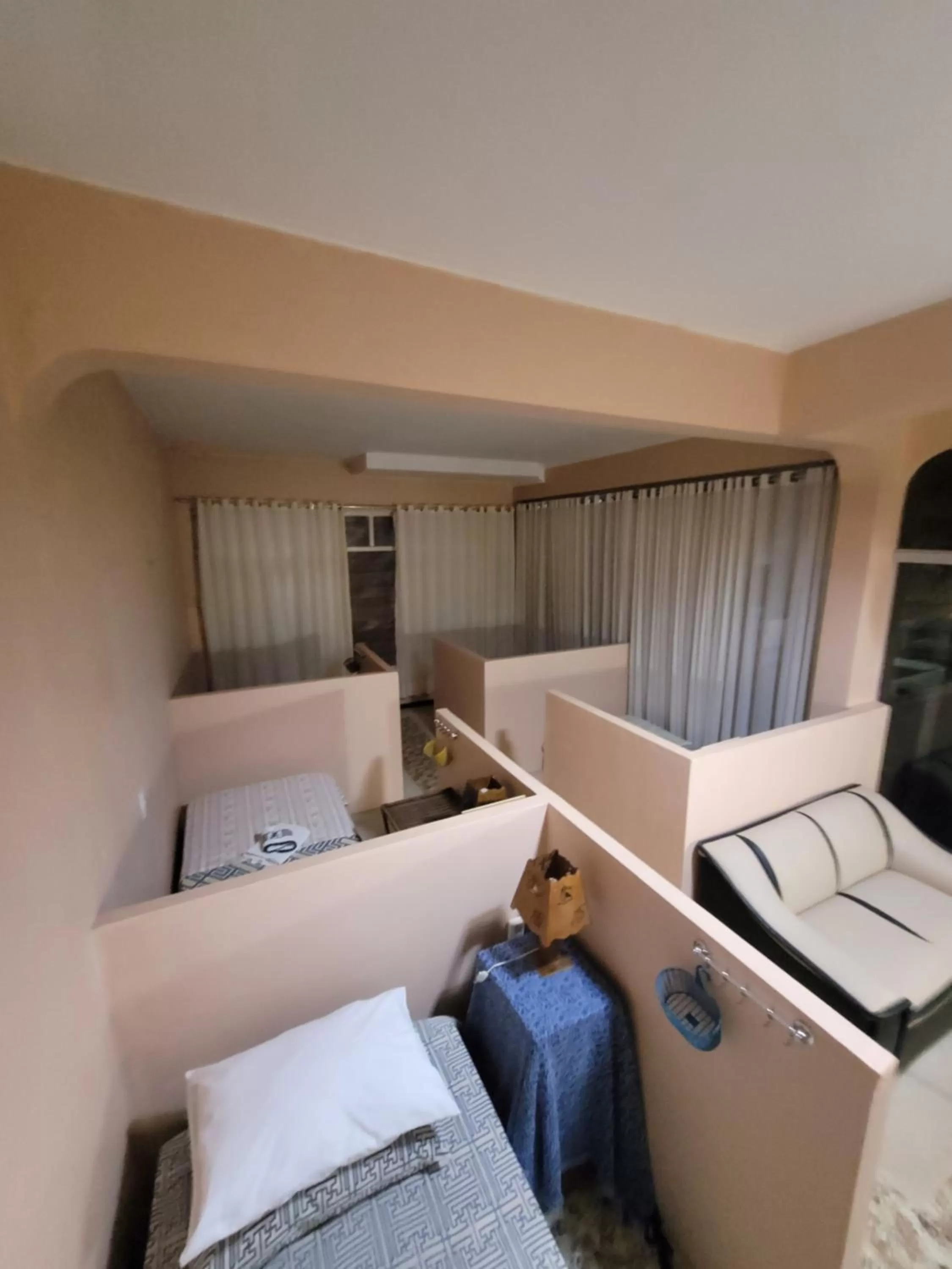 Bed in Kzazendf Cama&Cafe Hospedagem Familiar