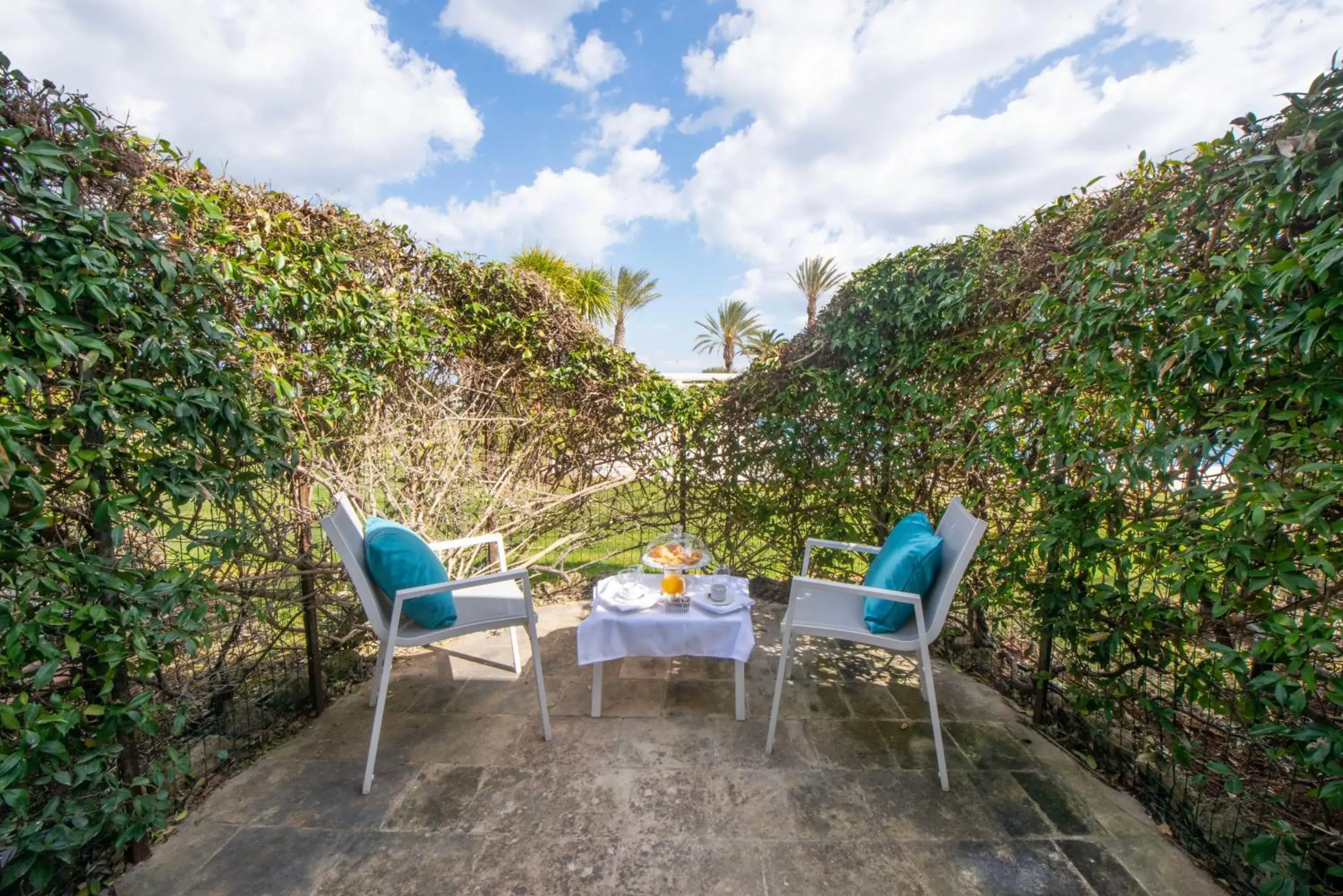 Patio in Grand Hotel Masseria Santa Lucia