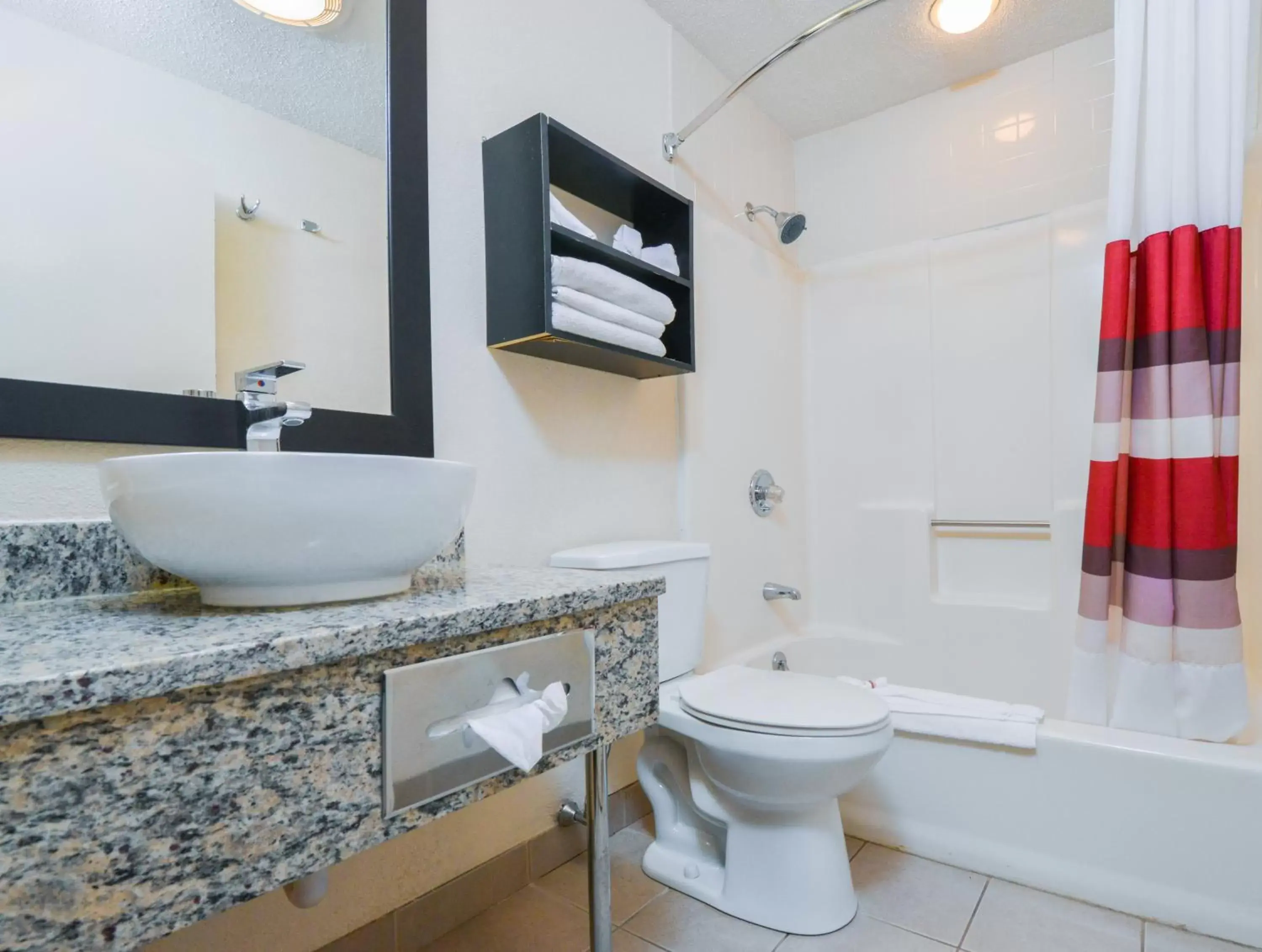 Bathroom in Red Roof Inn PLUS+ & Suites Guilford
