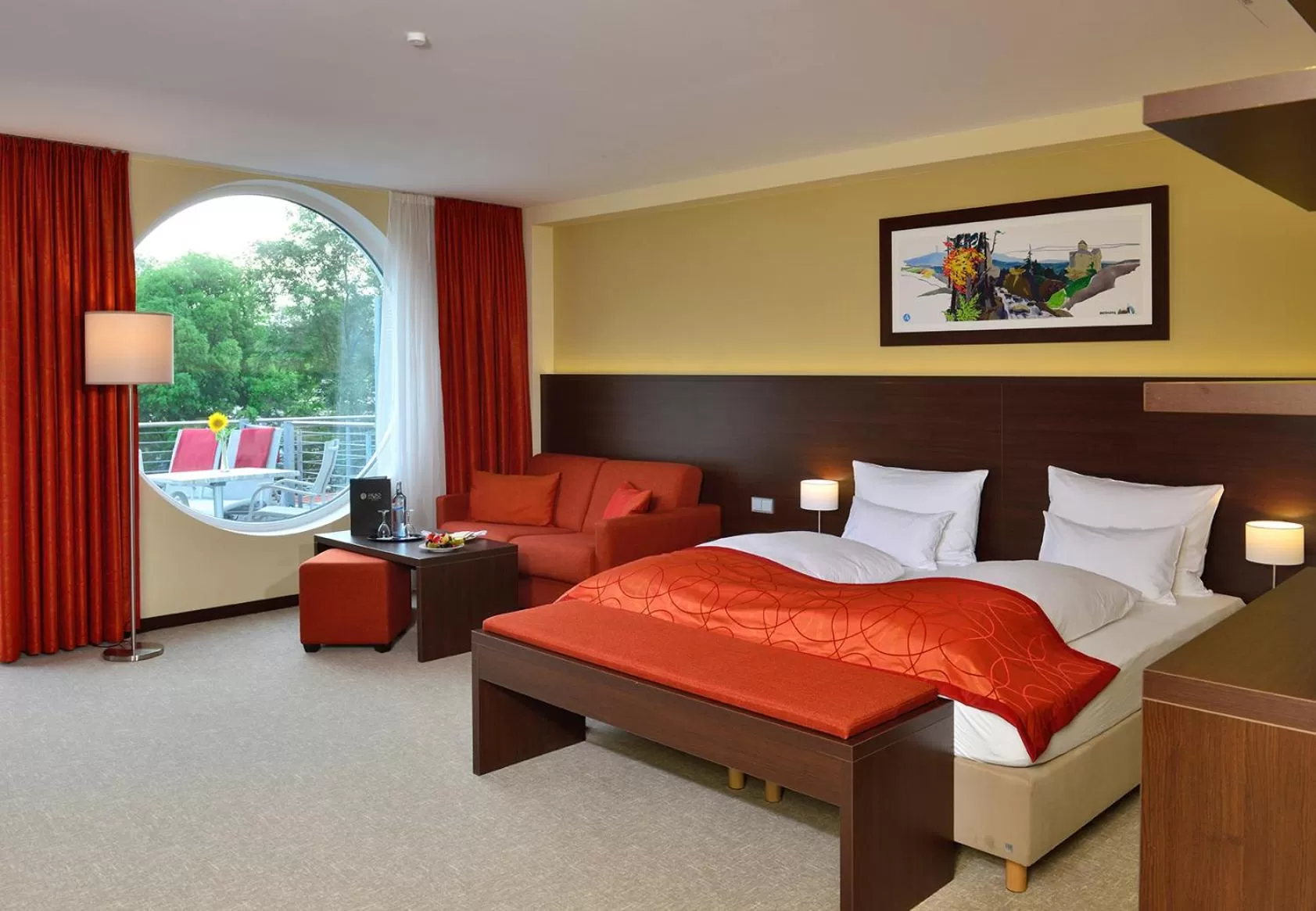 Photo of the whole room, Bed in Aribo Hotel