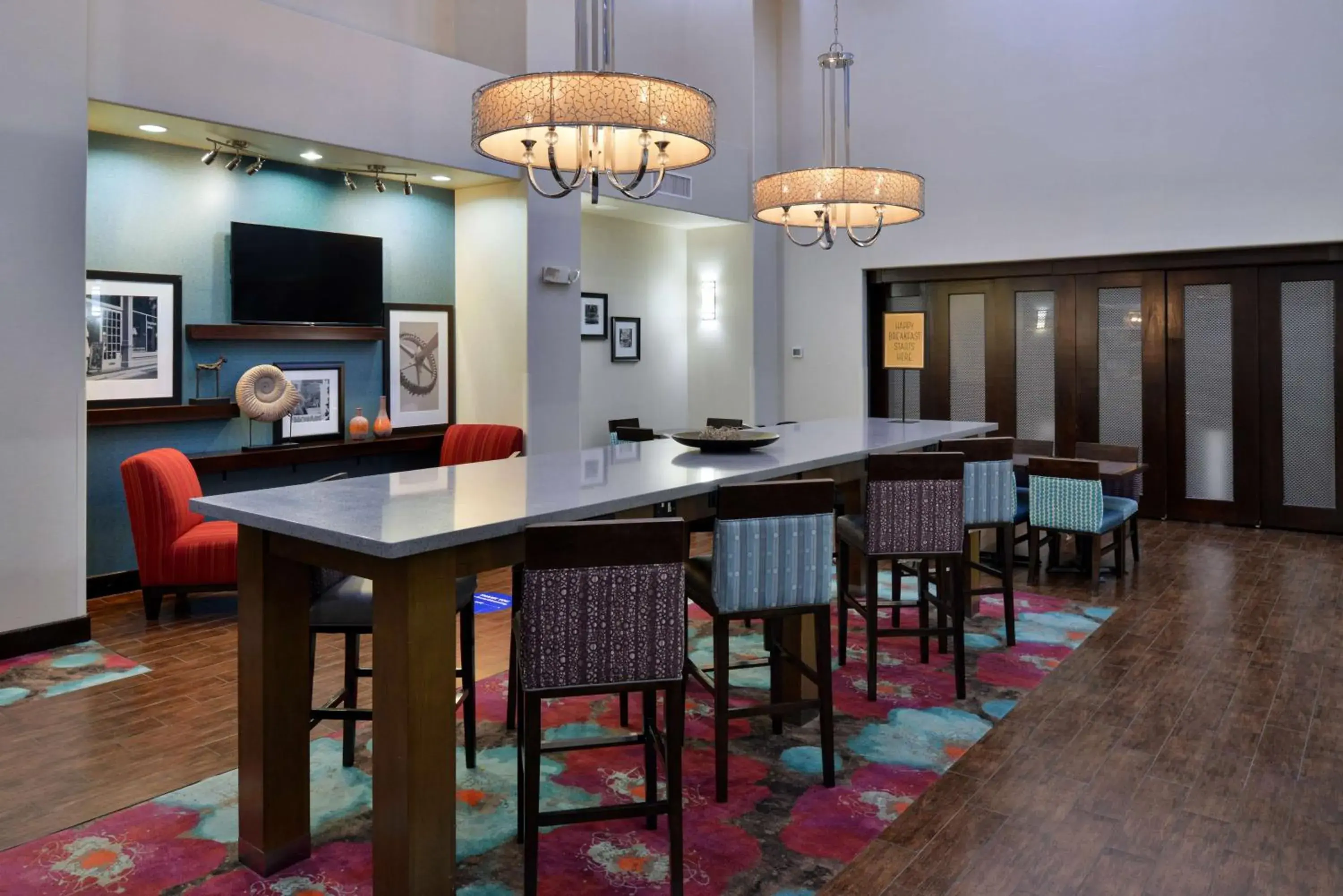 Breakfast, Dining Area in Hampton Inn and Suites Hutto