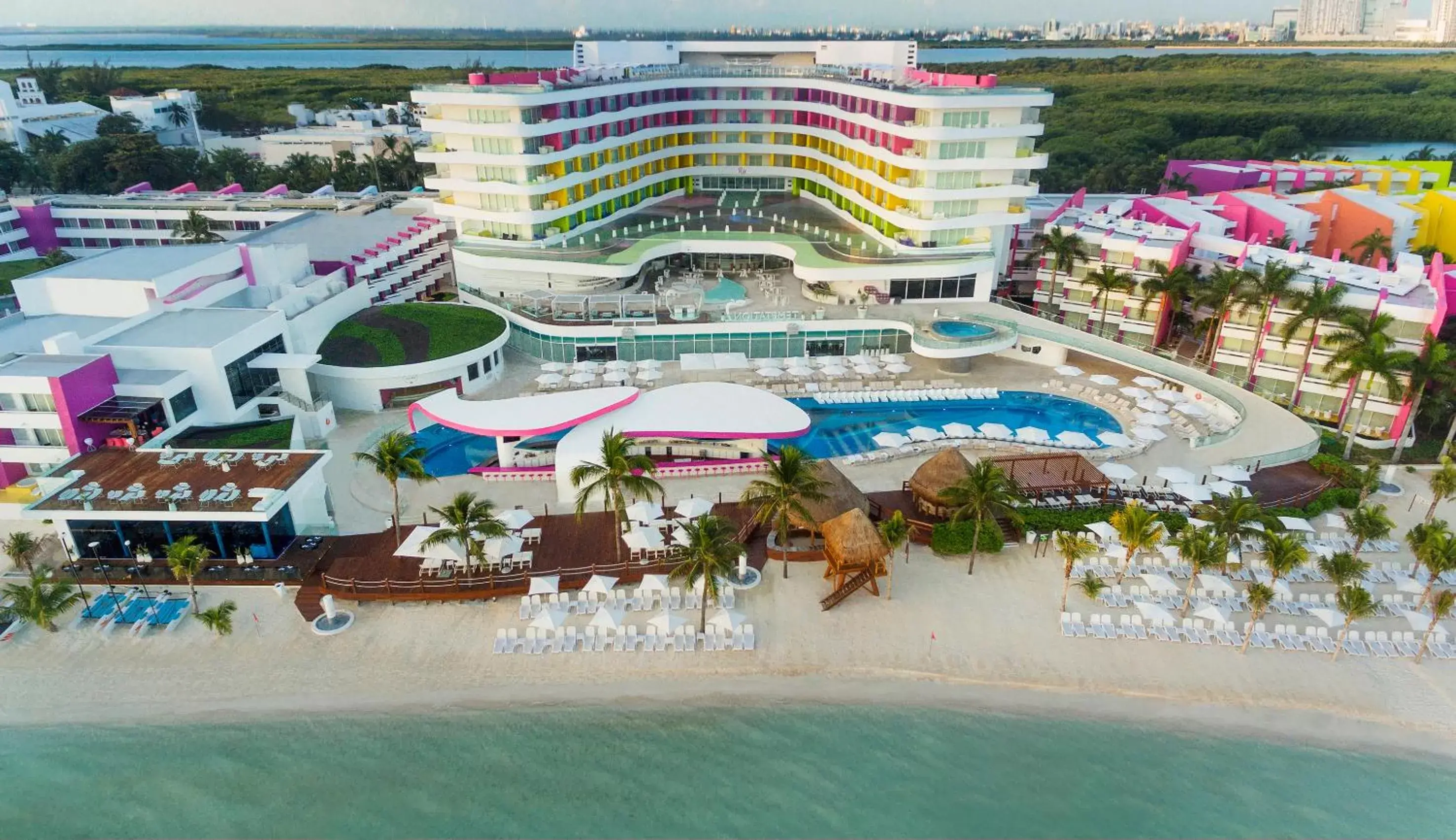Property building, Bird's-eye View in The Tower by Temptation Cancun Resort - All Inclusive - Adults Only