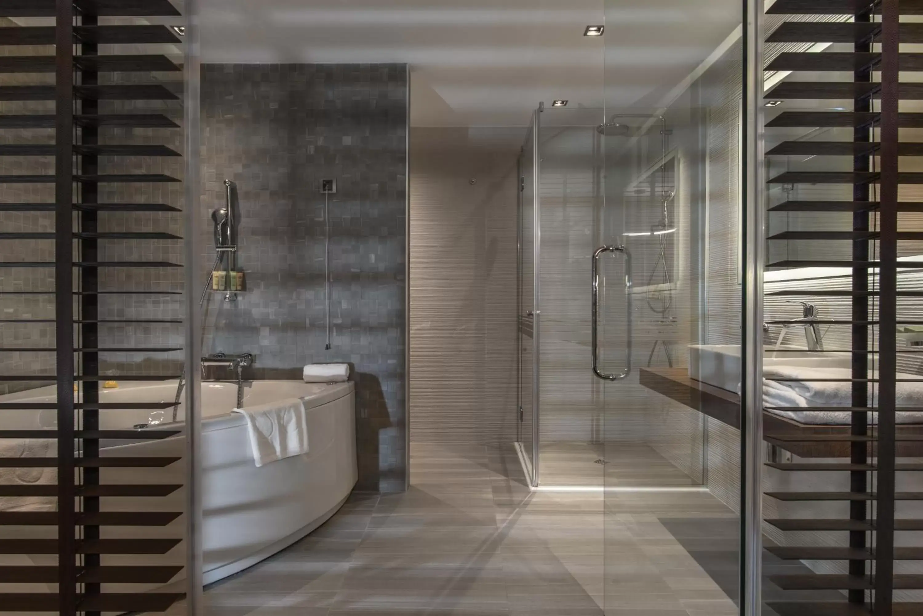 Shower, Bathroom in Rosslyn Dimyat Hotel Varna