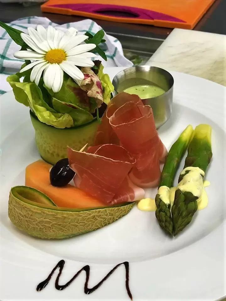 Food close-up in Hotel Restaurant La Furca