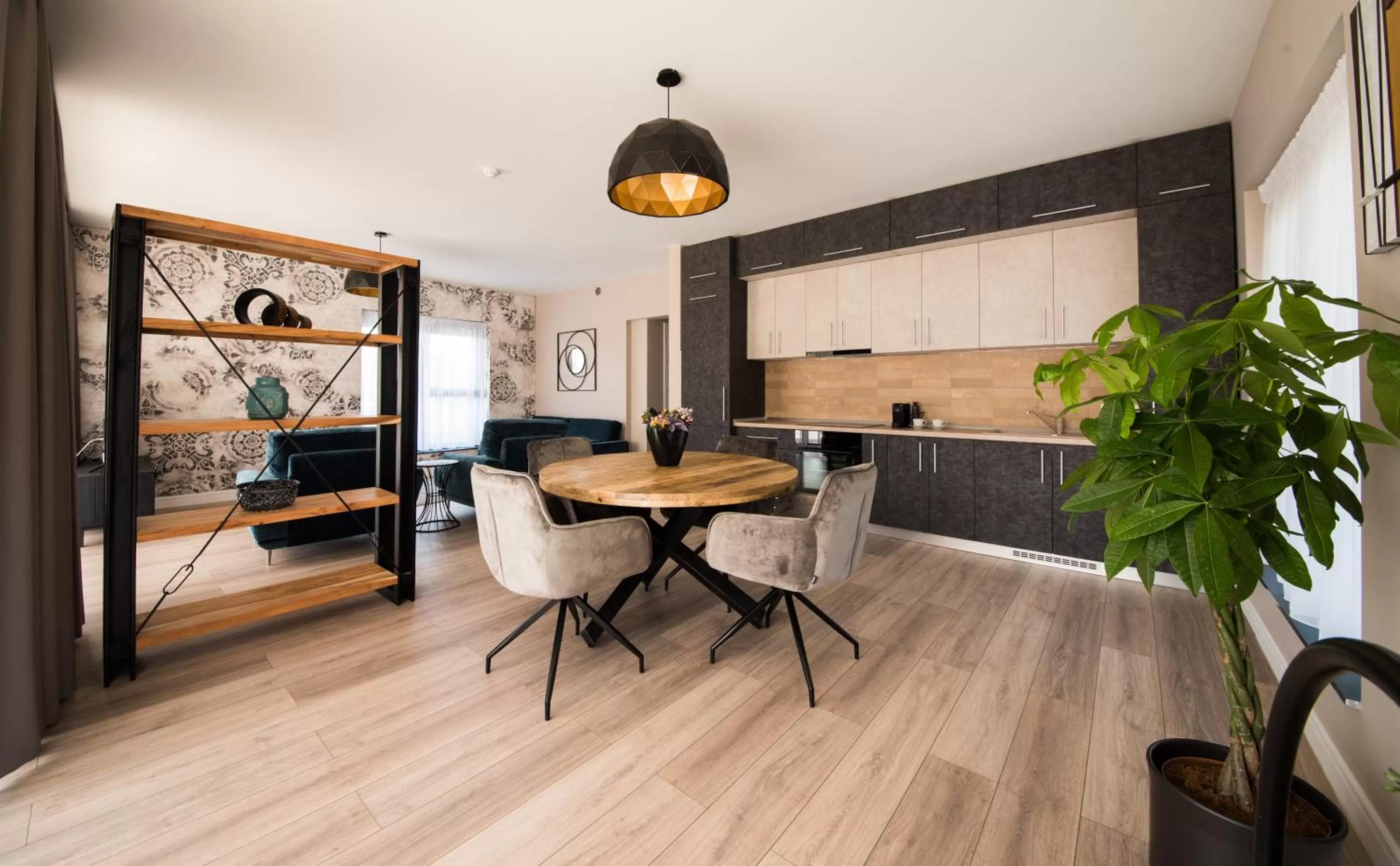 Kitchen or kitchenette in Biador Apartments