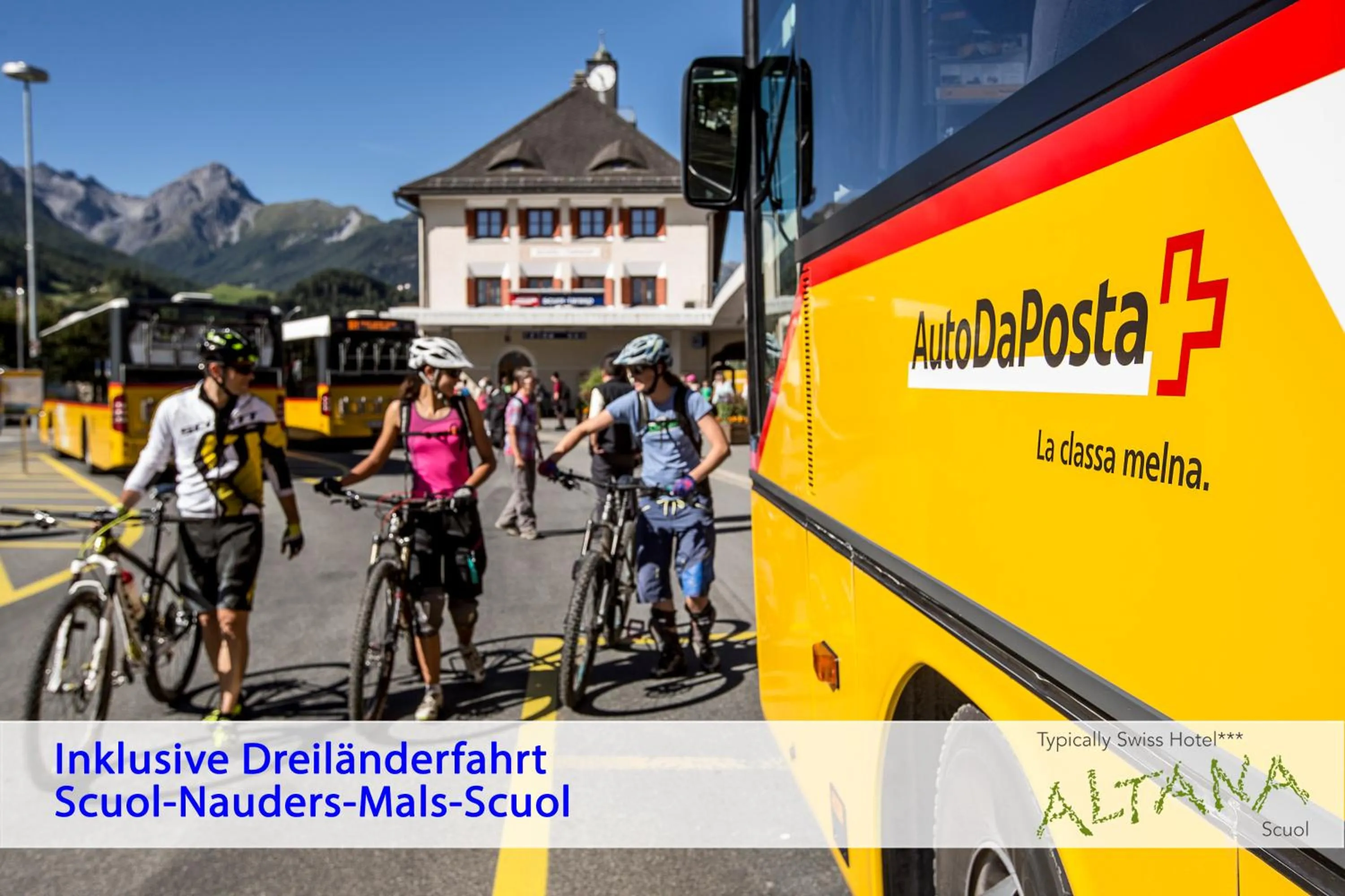 Cycling in Typically Swiss Hotel Altana