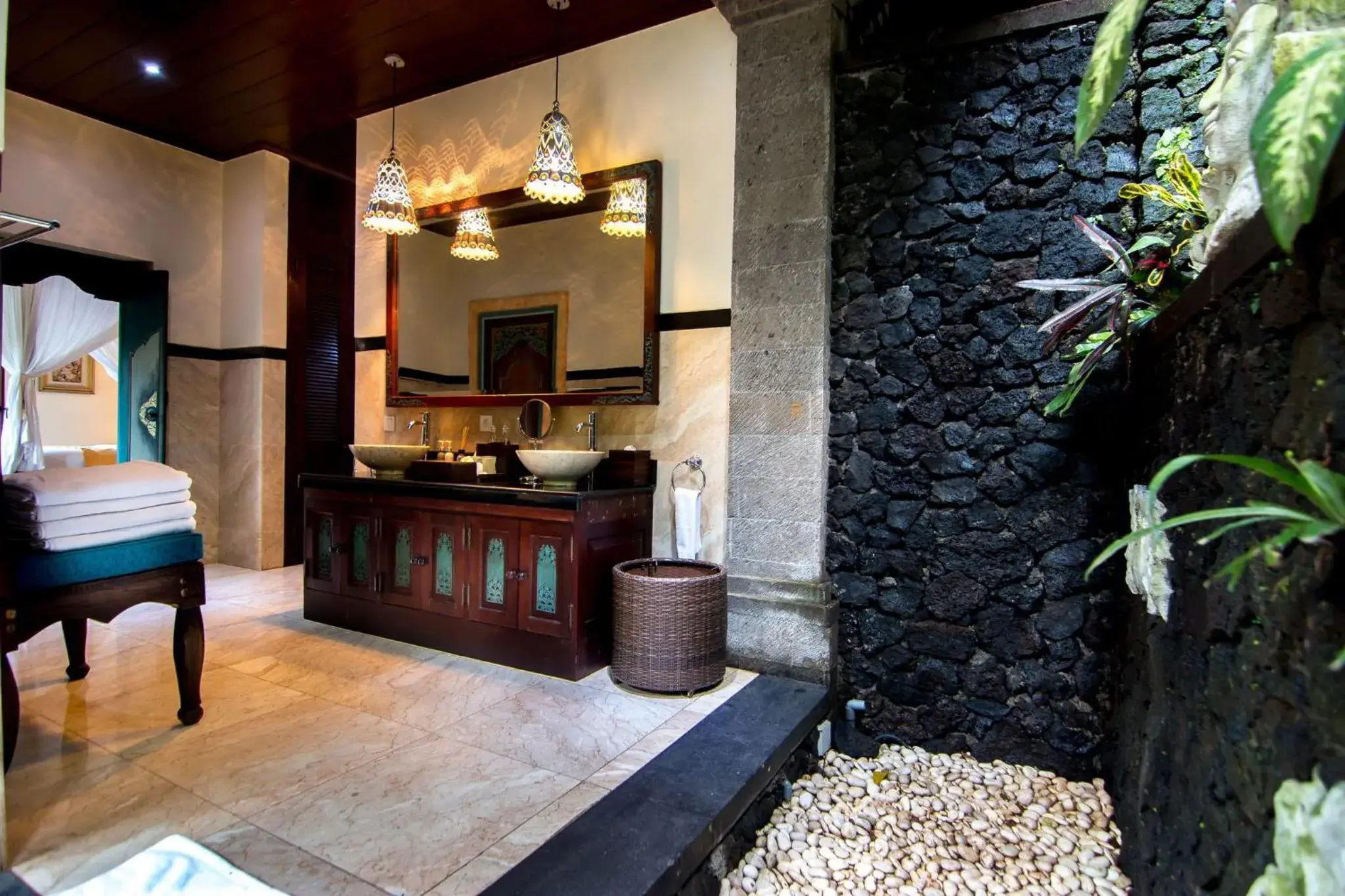 Bathroom in Bidadari Private Villas & Retreat