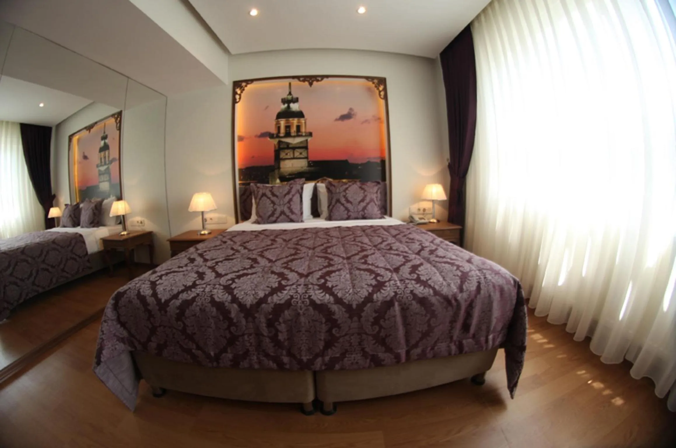 Decorative detail, Bed in Elite Marmara Bosphorus&Suites