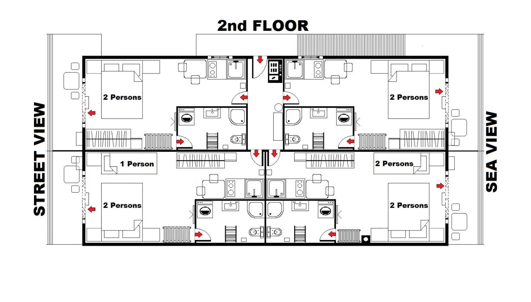Floor plan in D&D Apartments