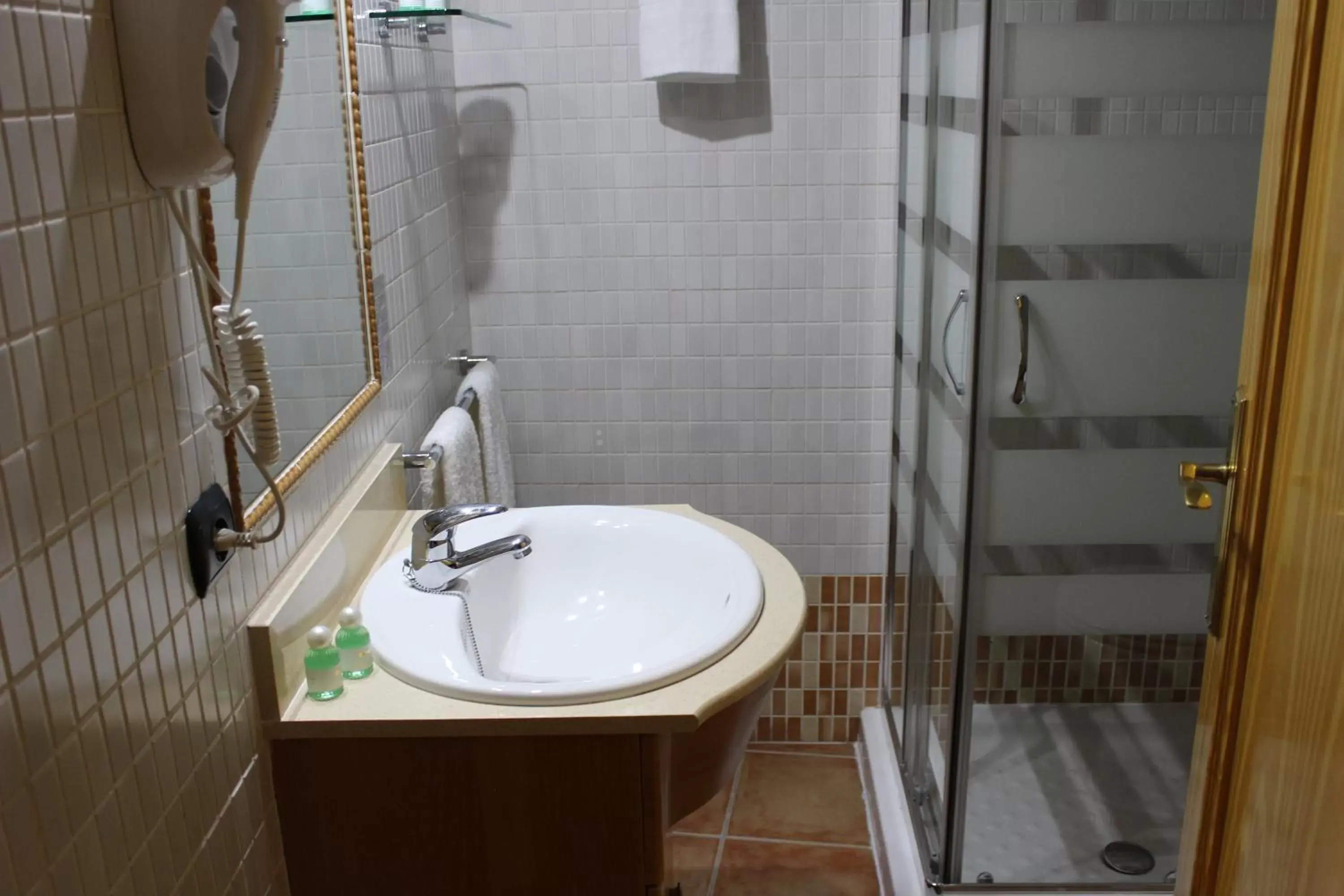 Shower, Bathroom in HOTEL HACIENDA SANTA BARBARA