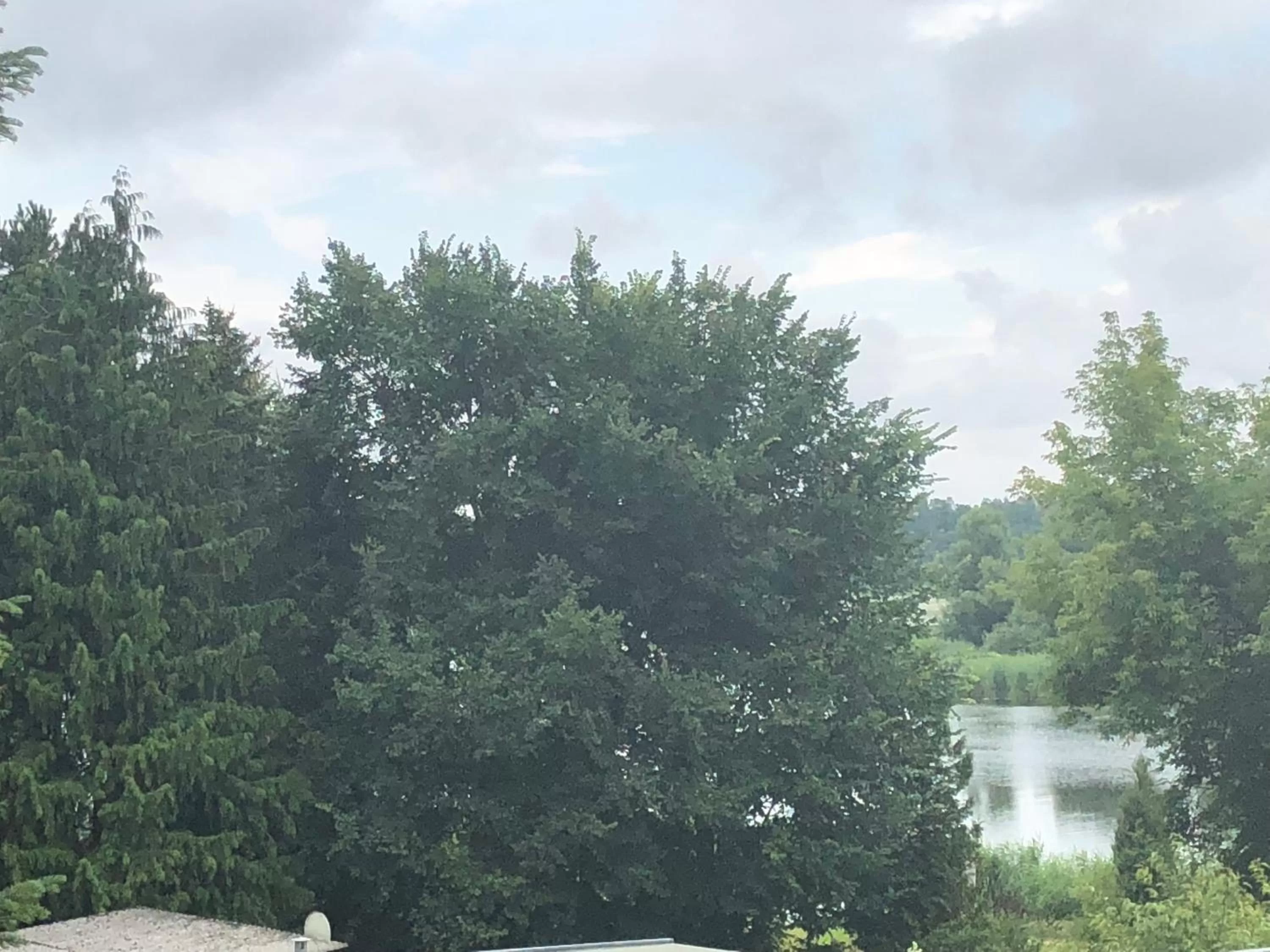 Patio in Riverside Inn