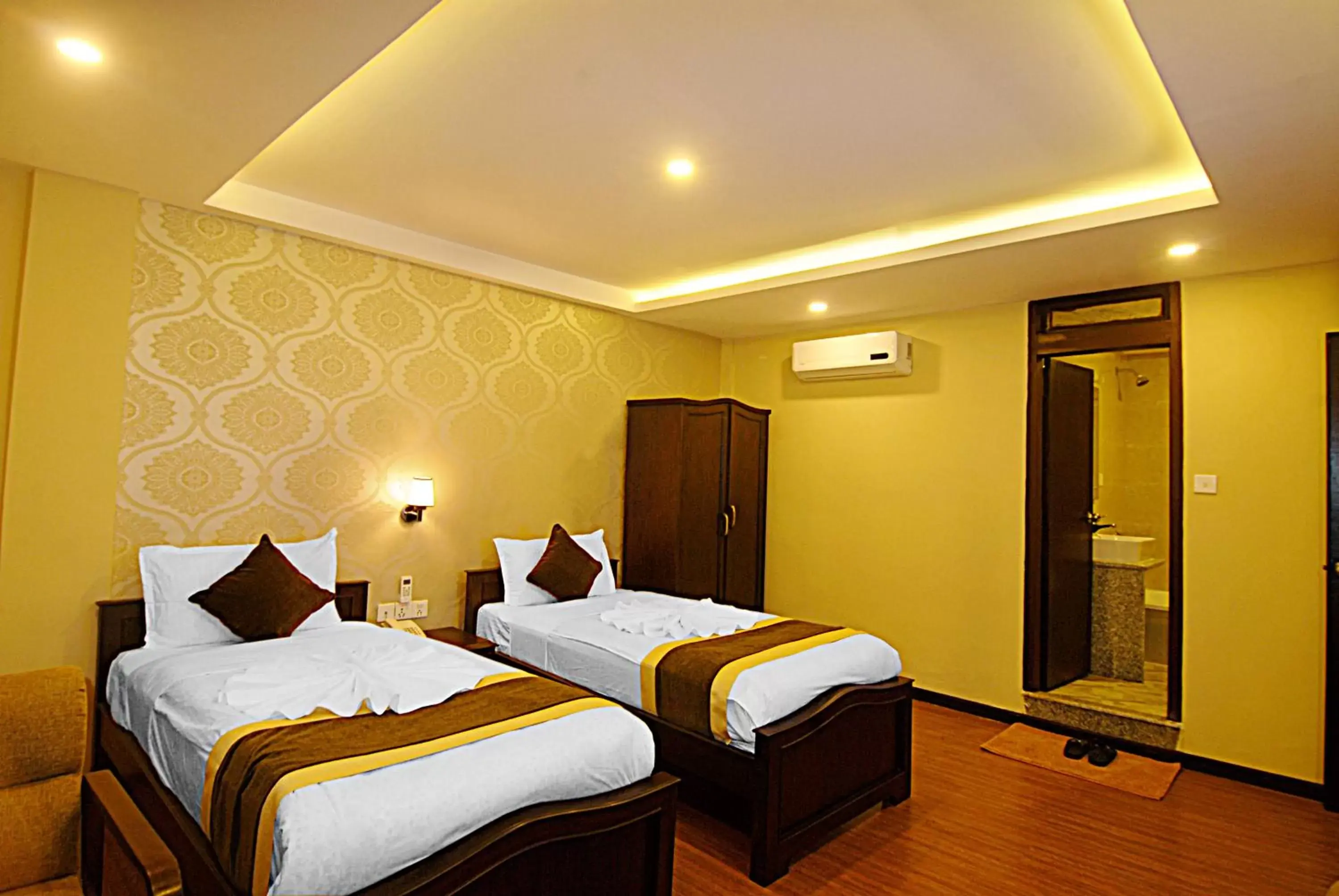 Bed in Hotel Tenki Kathmandu Bed in Hotel Tenki Kathmandu