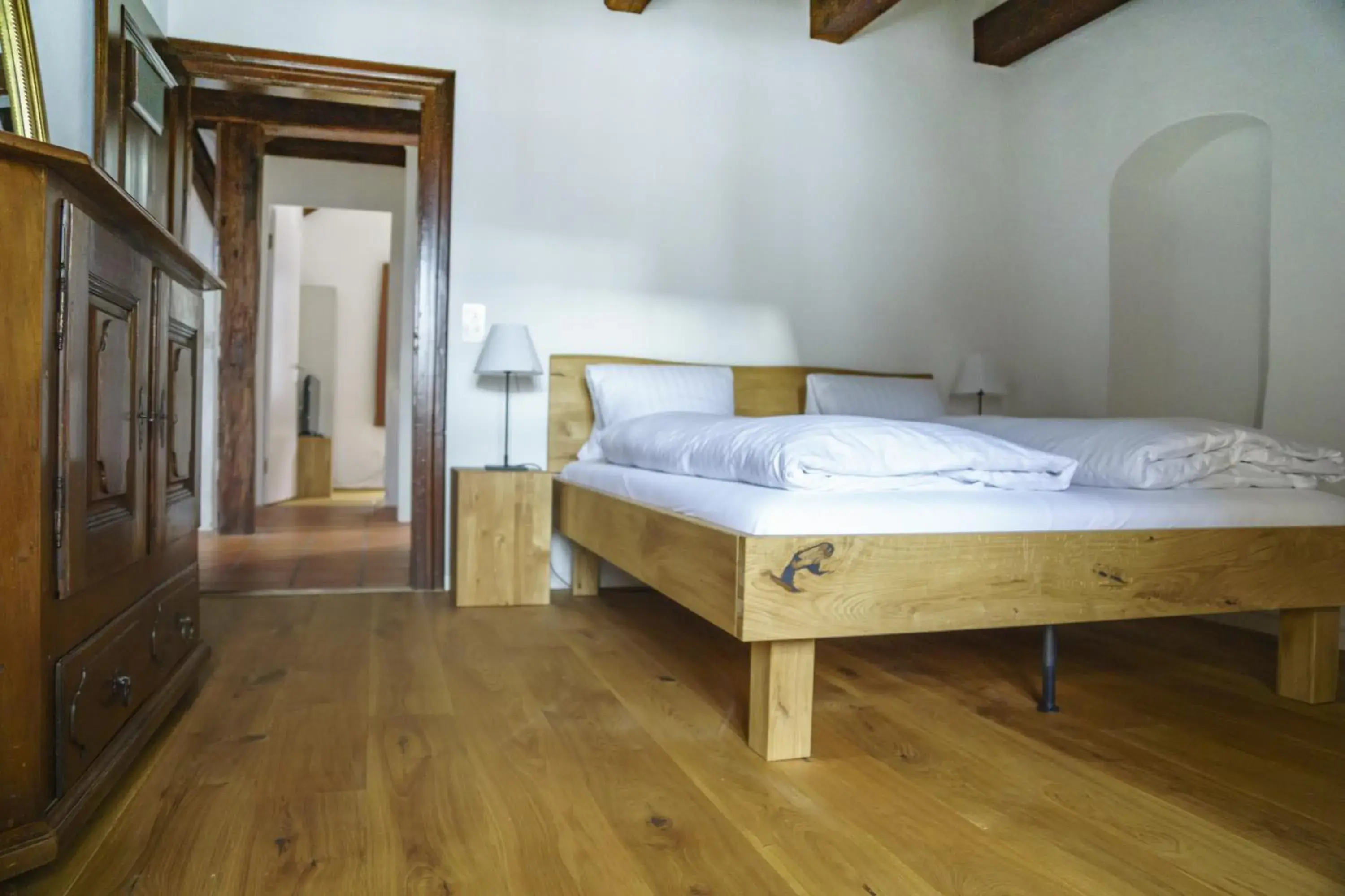 Bedroom, Bed in Hotel Vadian Garni