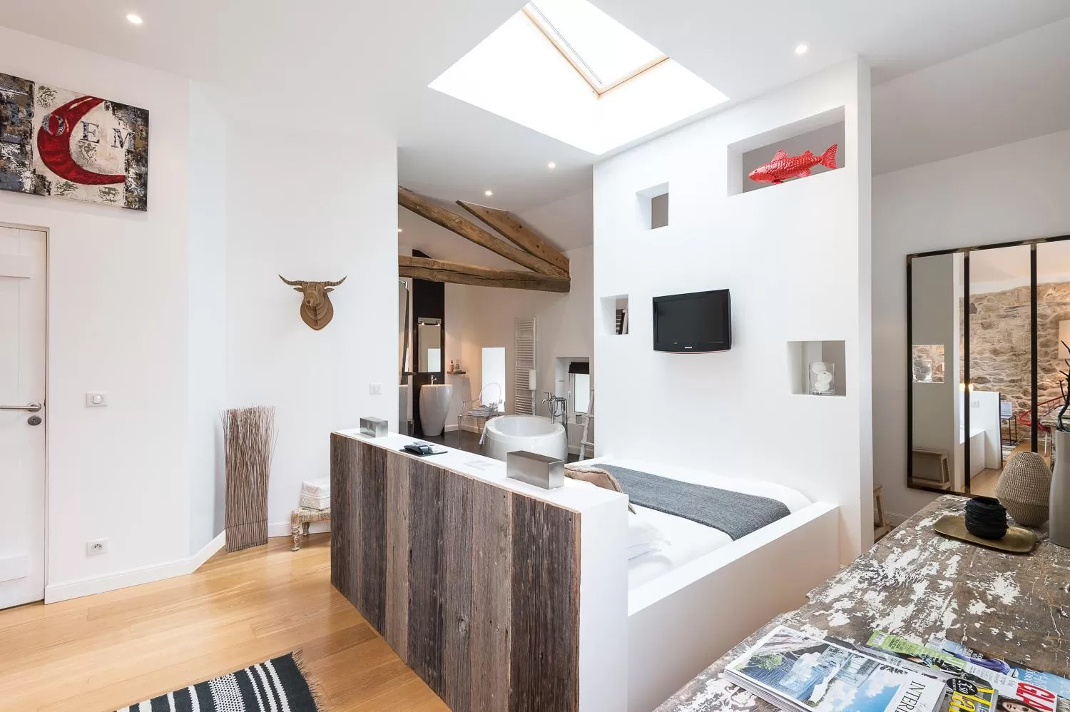 Bedroom, Kitchen/Kitchenette in Ferme Elhorga