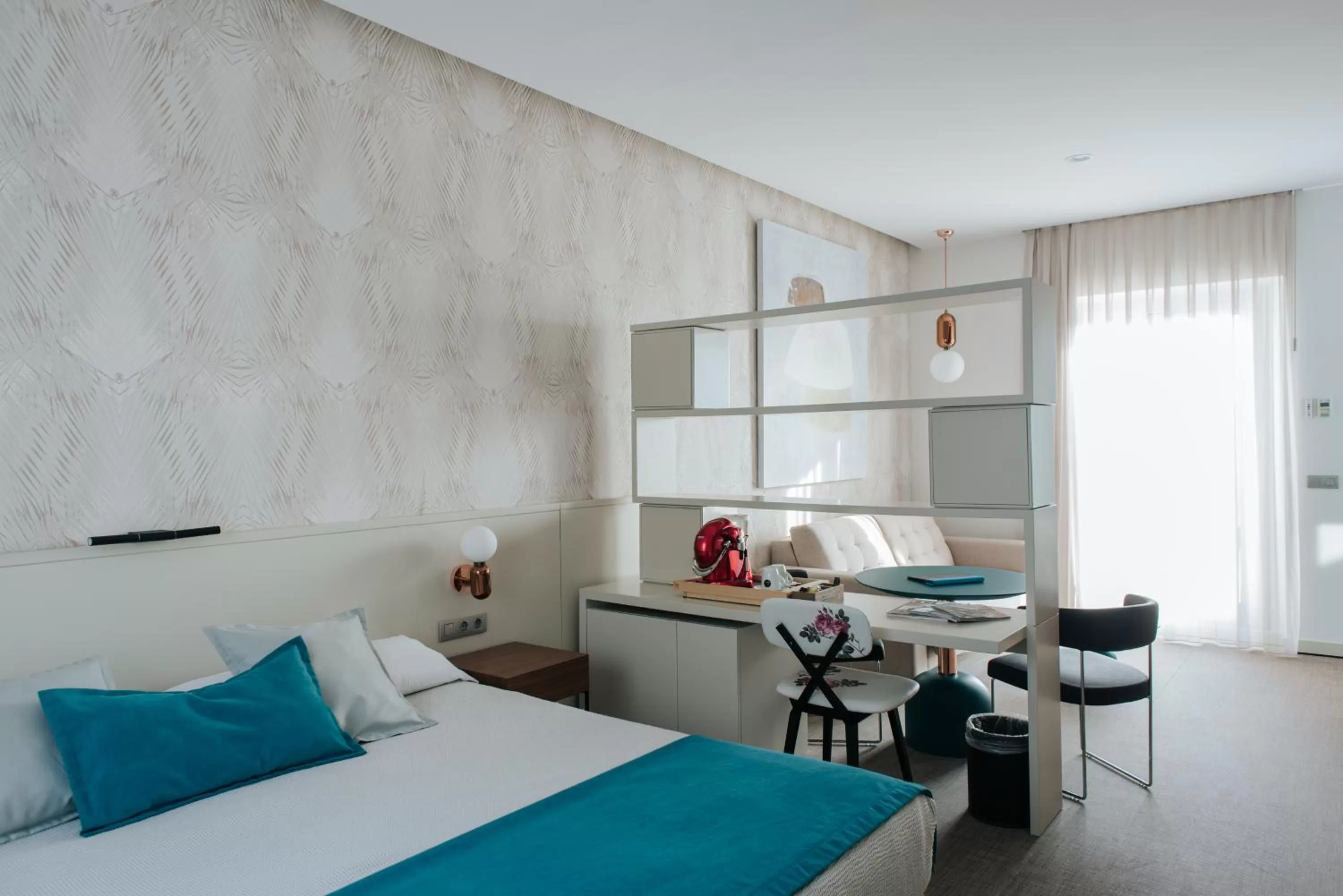 Bed in Hotel Neptuno Playa & Spa