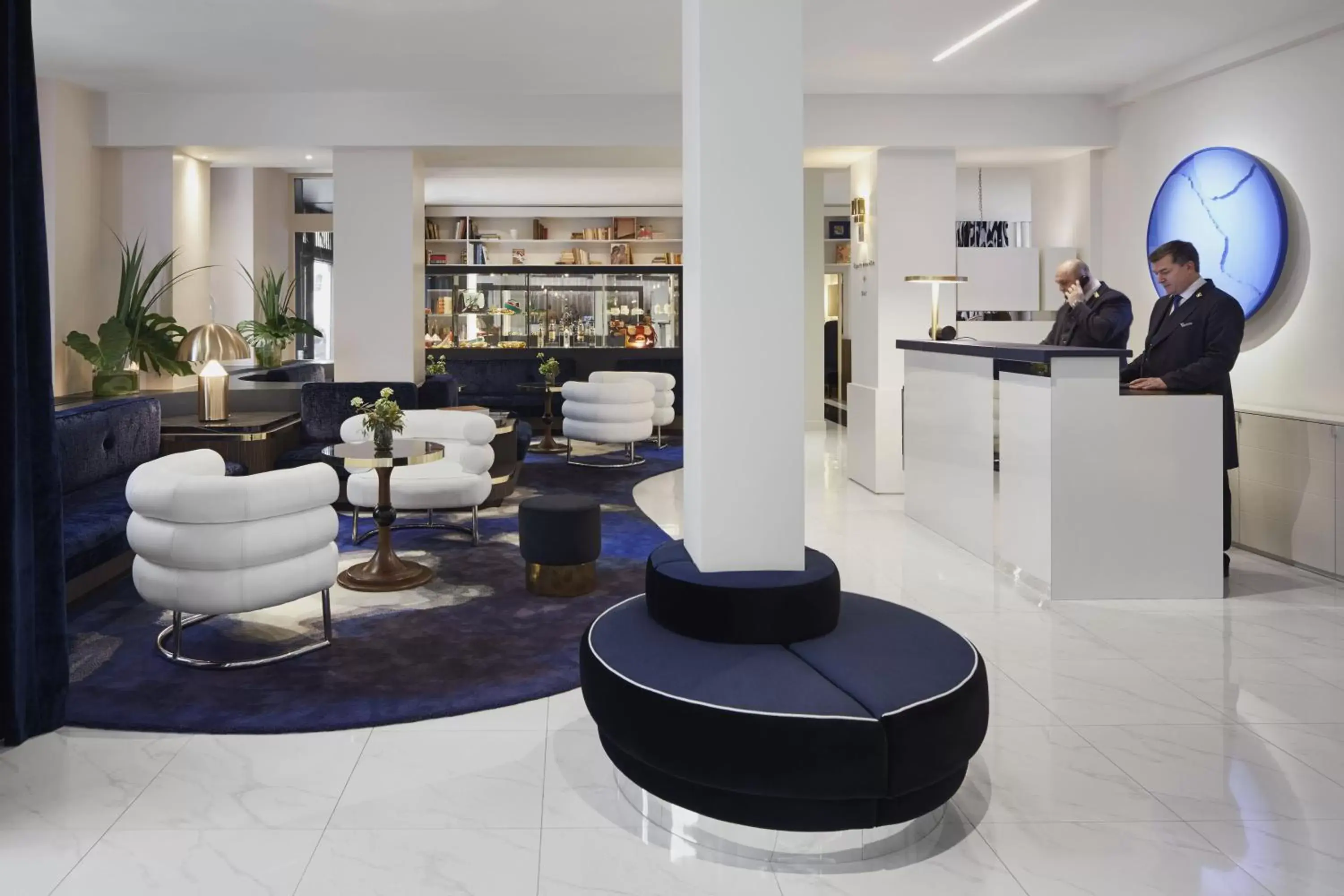 Lobby or reception, Lounge/Bar in Hôtel Bel Ami