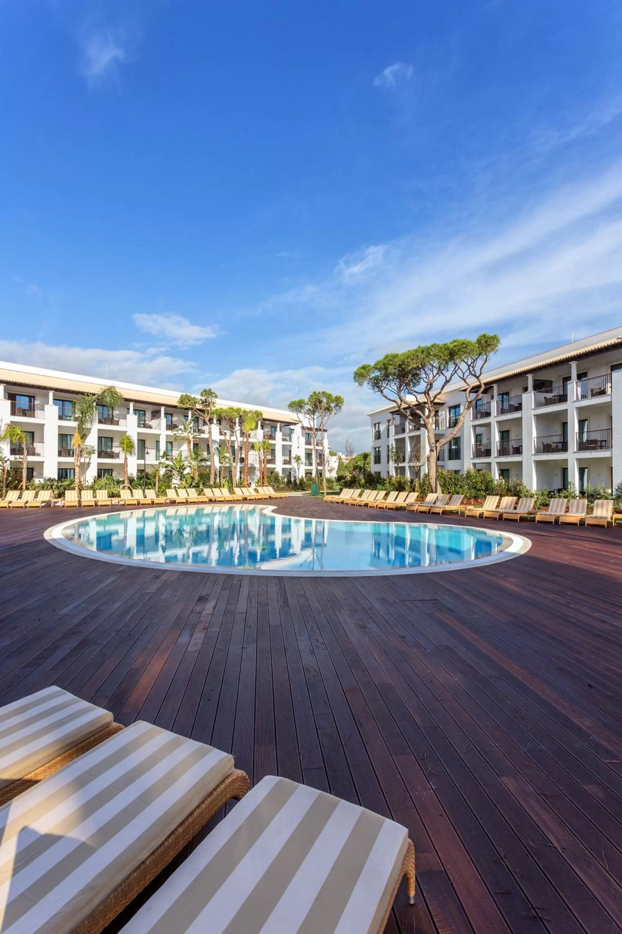 Pool view in Pine Cliffs Gardens