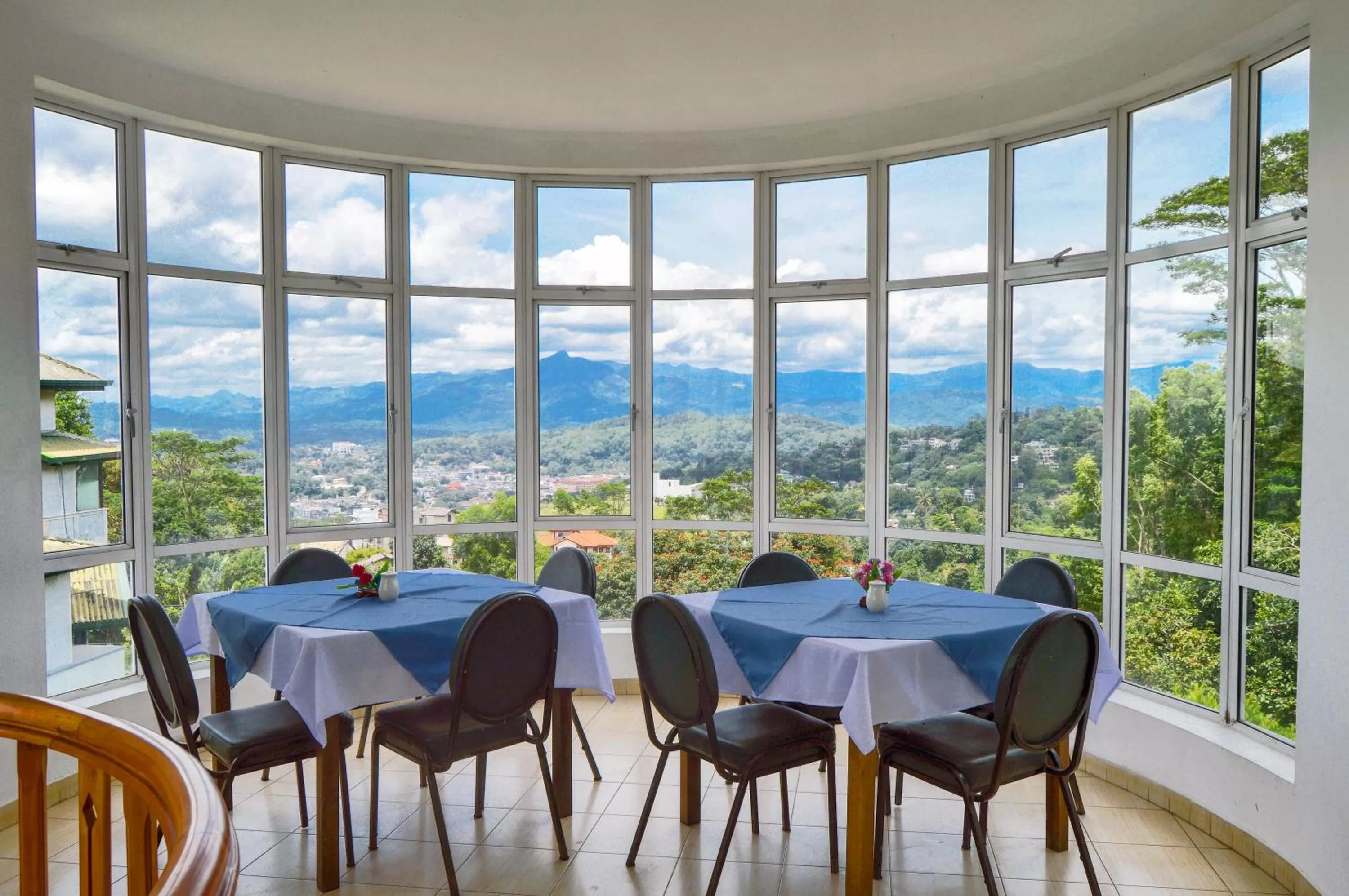 Bird's eye view in Kandyan View Holiday Bungalow free pickup from kandy