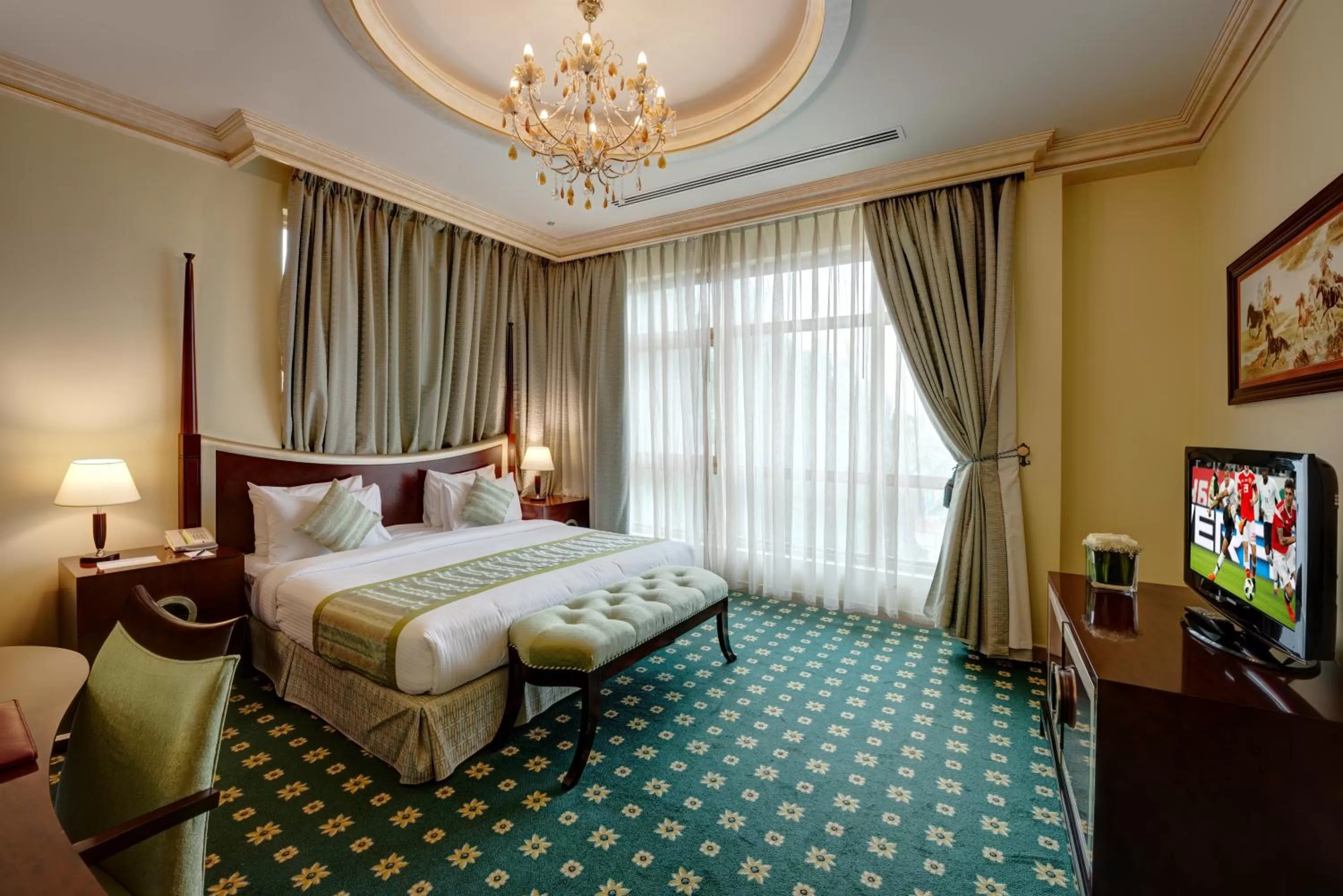 Bed in Sahara Beach Resort & Spa