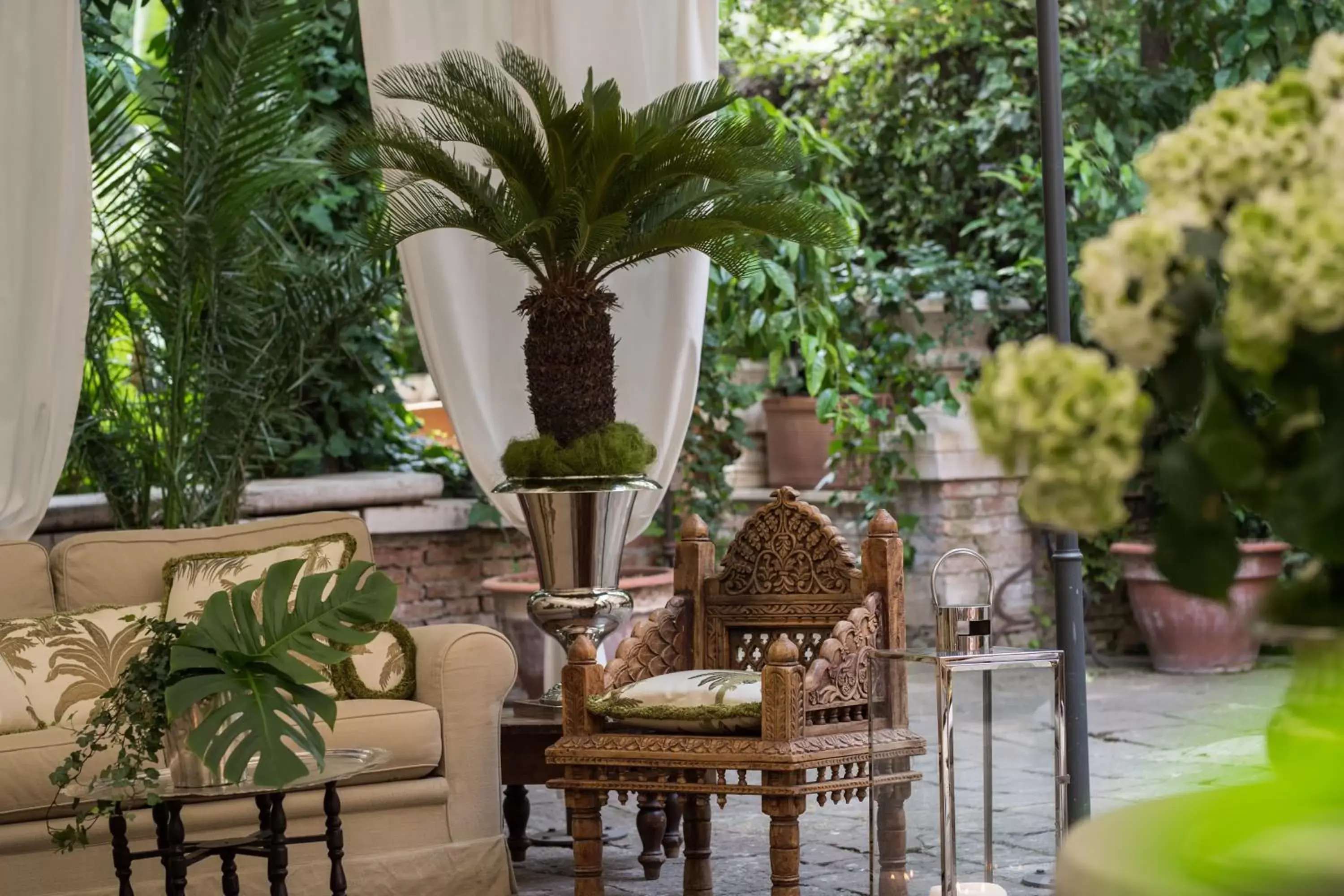 Patio in Hotel Metropole Venezia