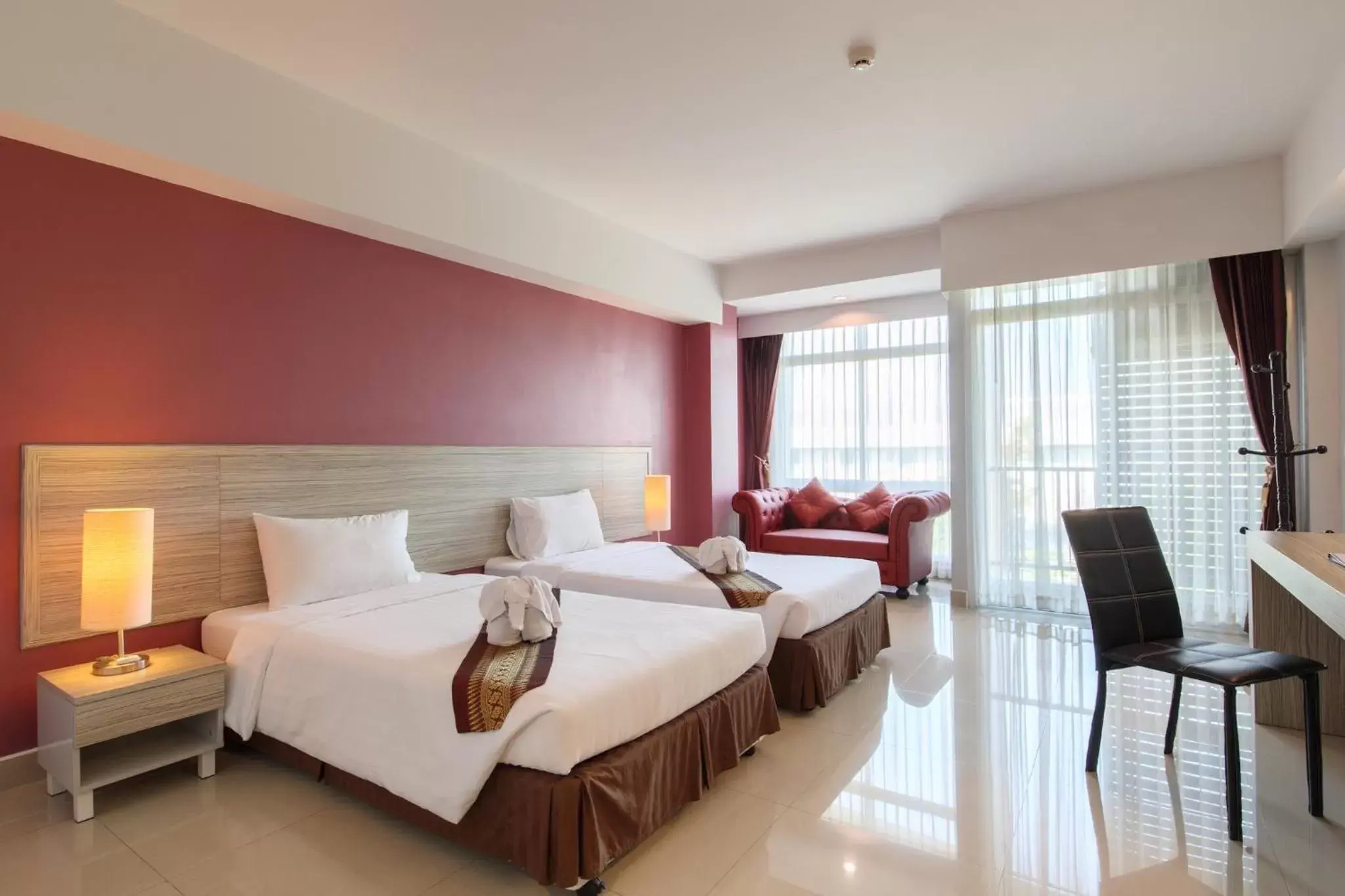 Bedroom, Bed in Tubtim Siam Suvarnabhumi Hotel