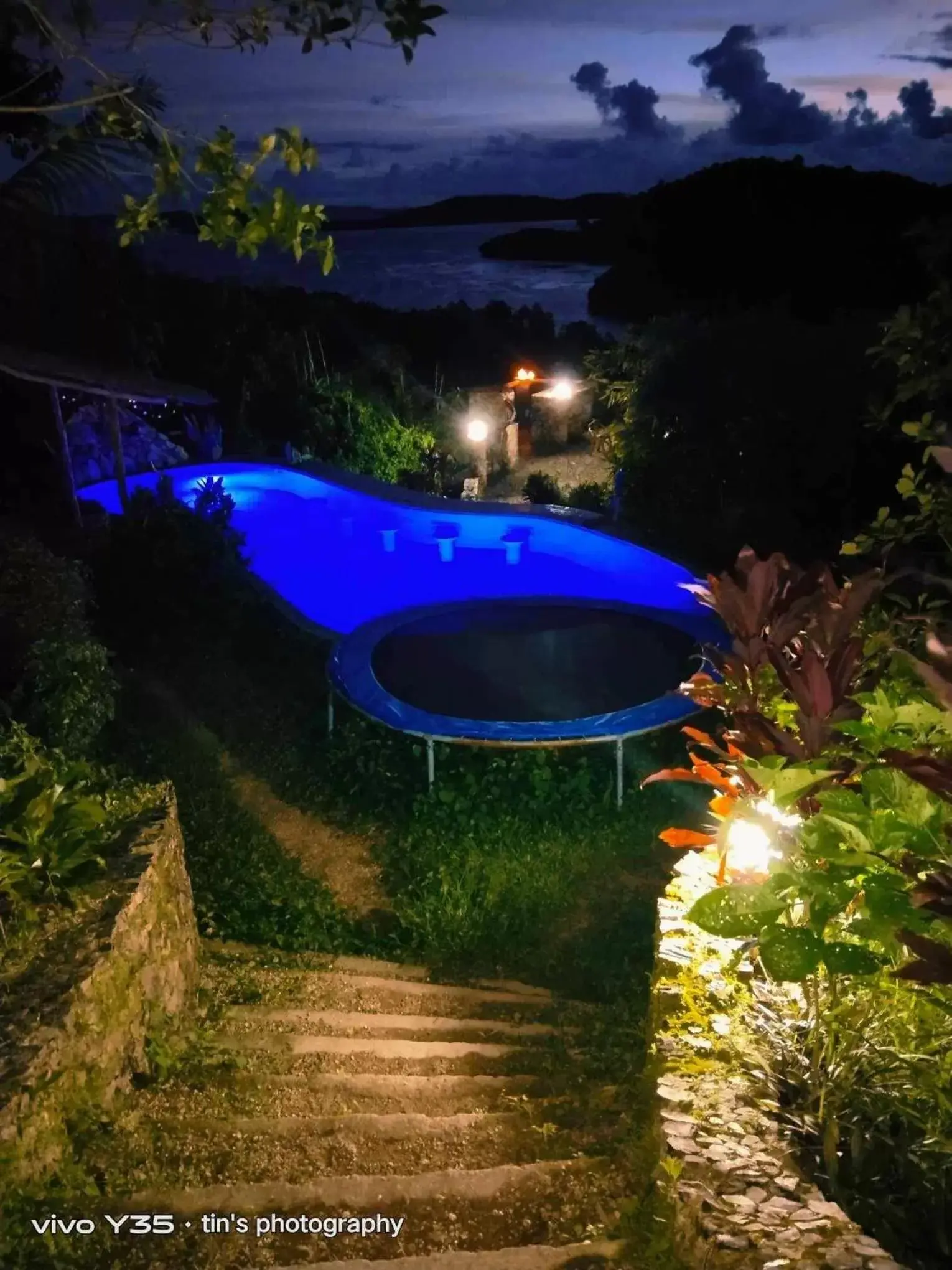 Swimming Pool in Sanctuaria Treehouses Busuanga