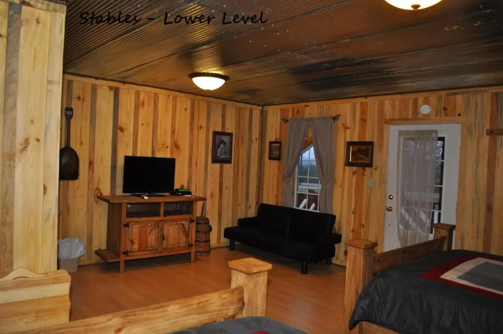 Seating area, TV/Entertainment Center in Diamonds Old West