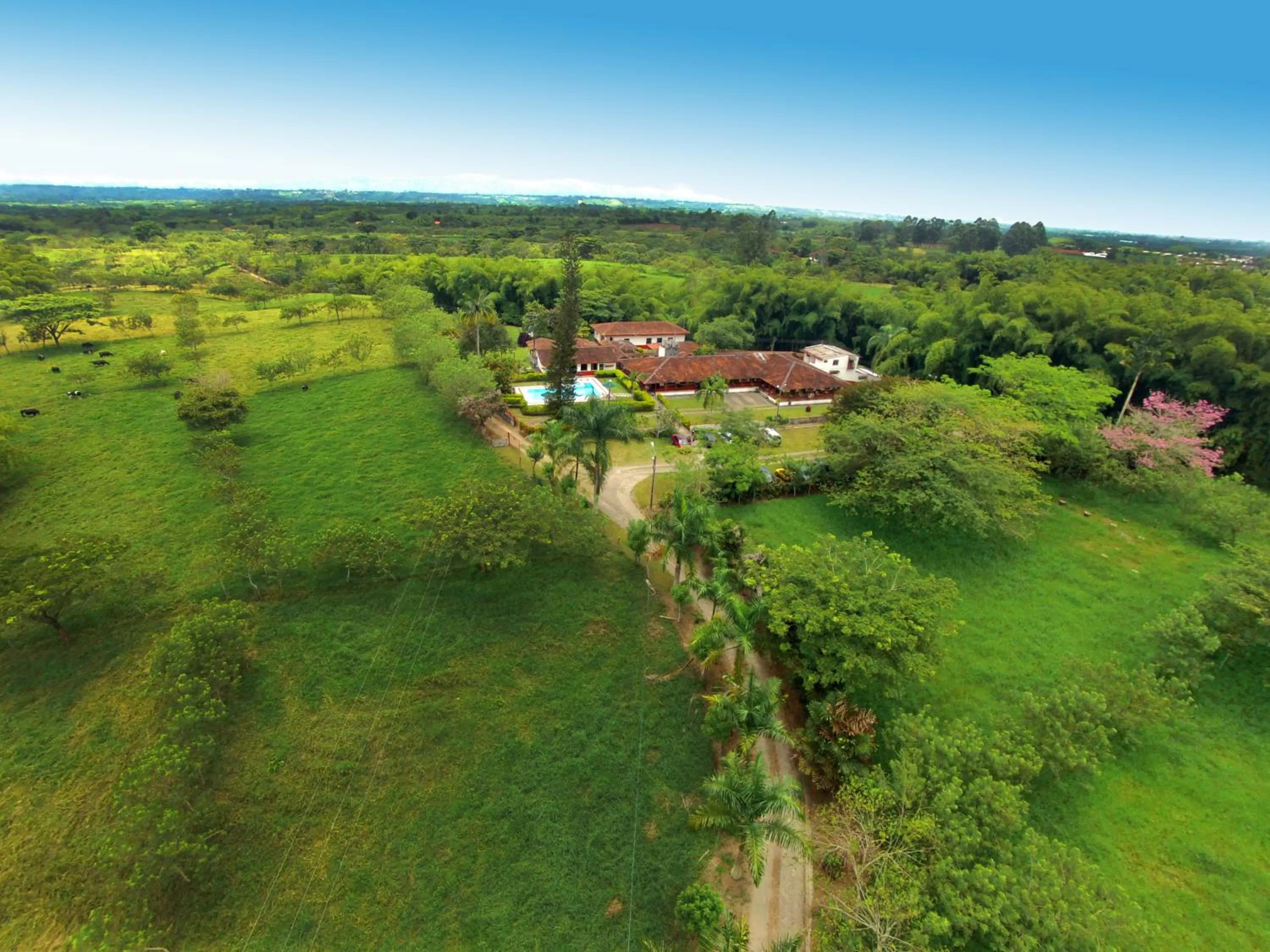 Bird's eye view in Hotel campestre La Floresta