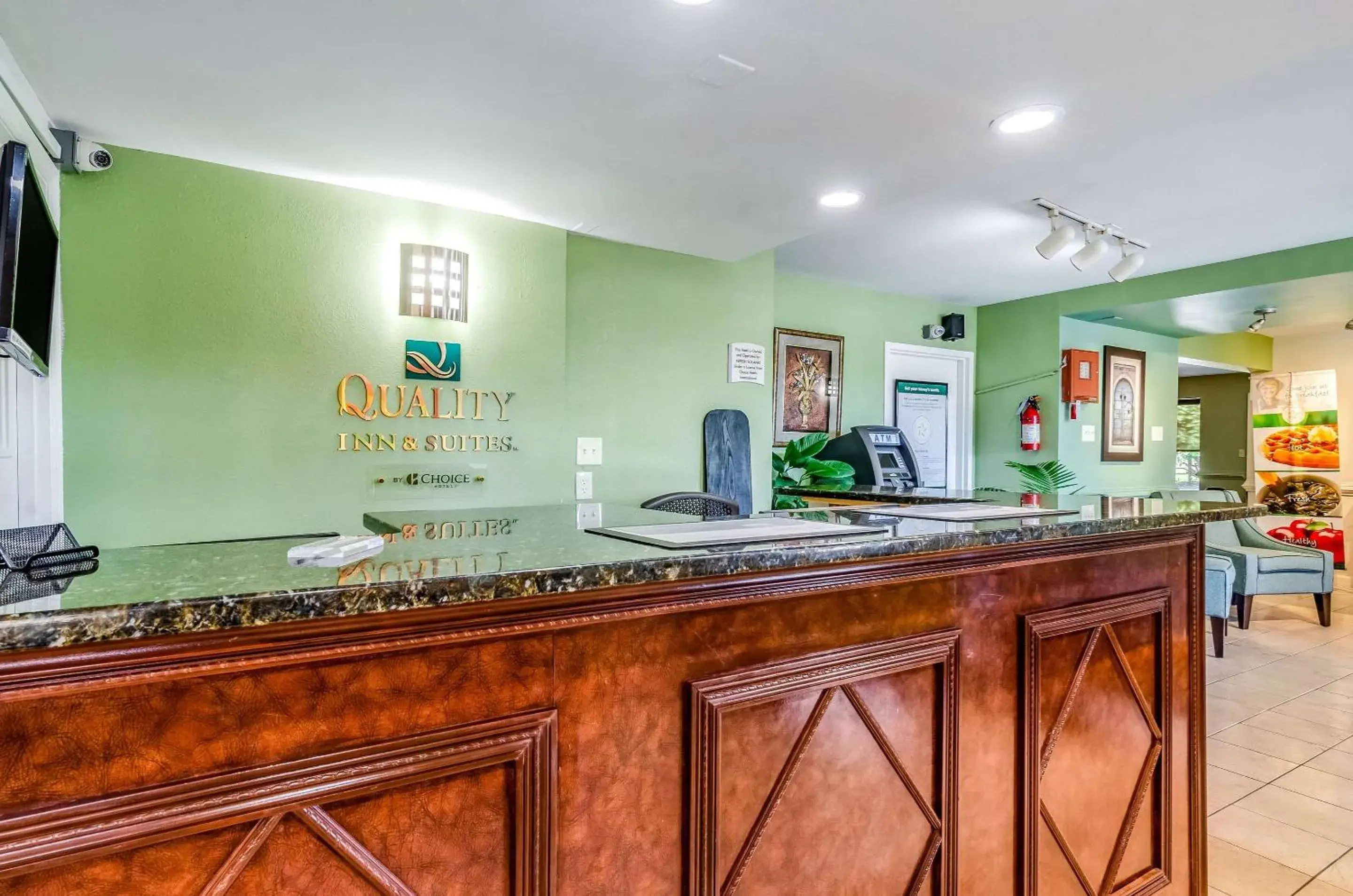 Lobby or reception in Quality Inn & Suites Creedmor - Butner Lobby or reception in Quality Inn & Suites Creedmor - Butner