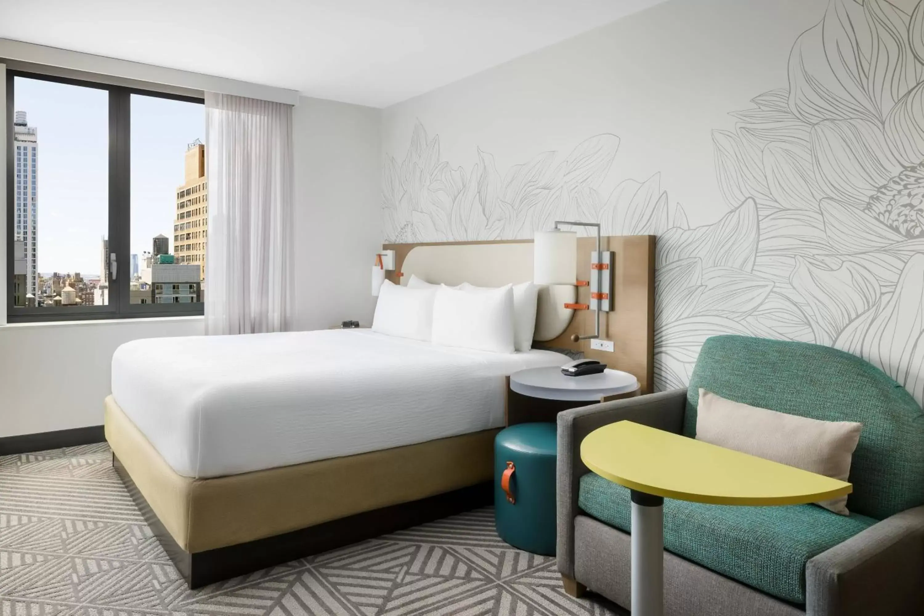 Bedroom in SpringHill Suites by Marriott New York Manhattan Chelsea