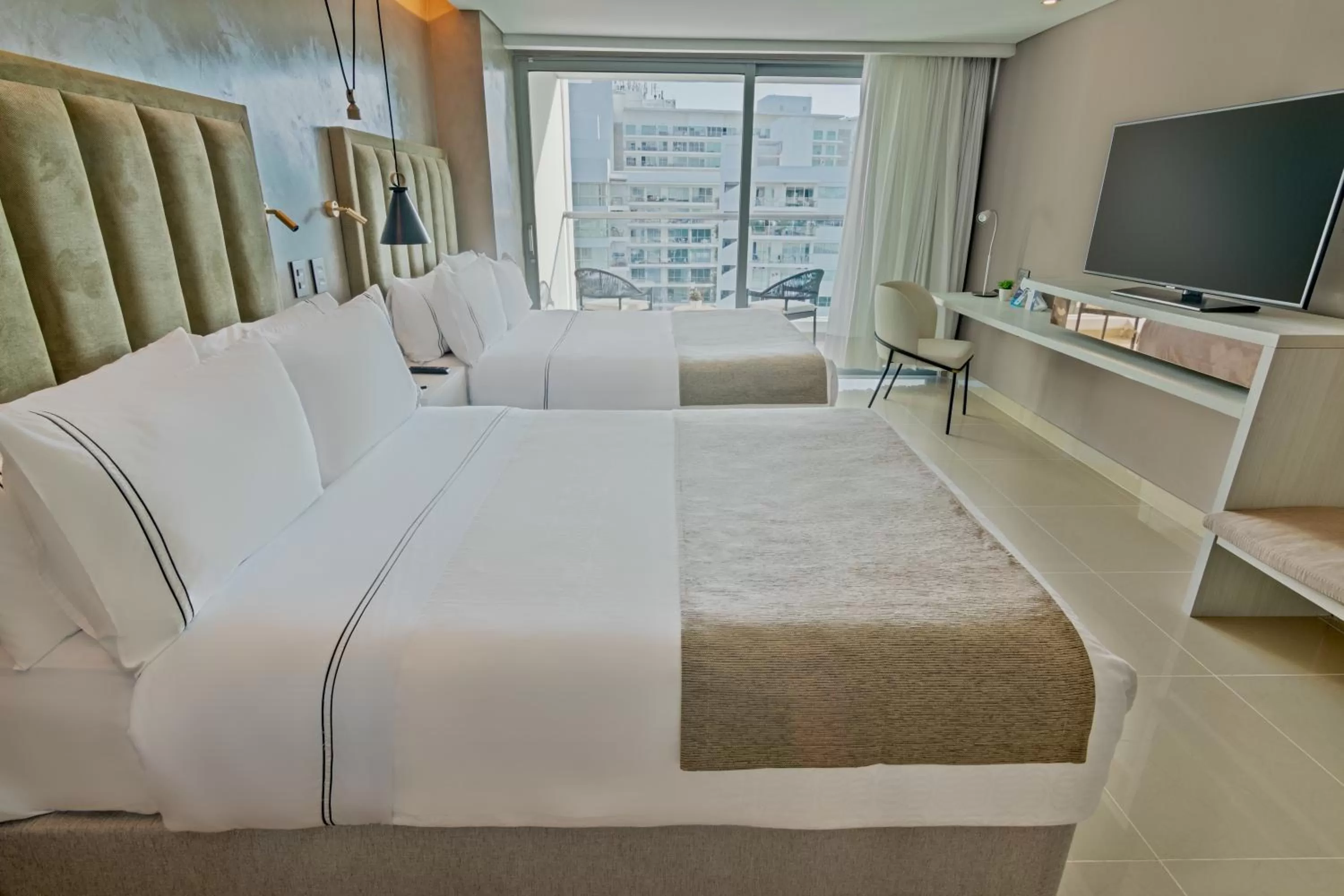 Bed in Sonesta Hotel Cartagena