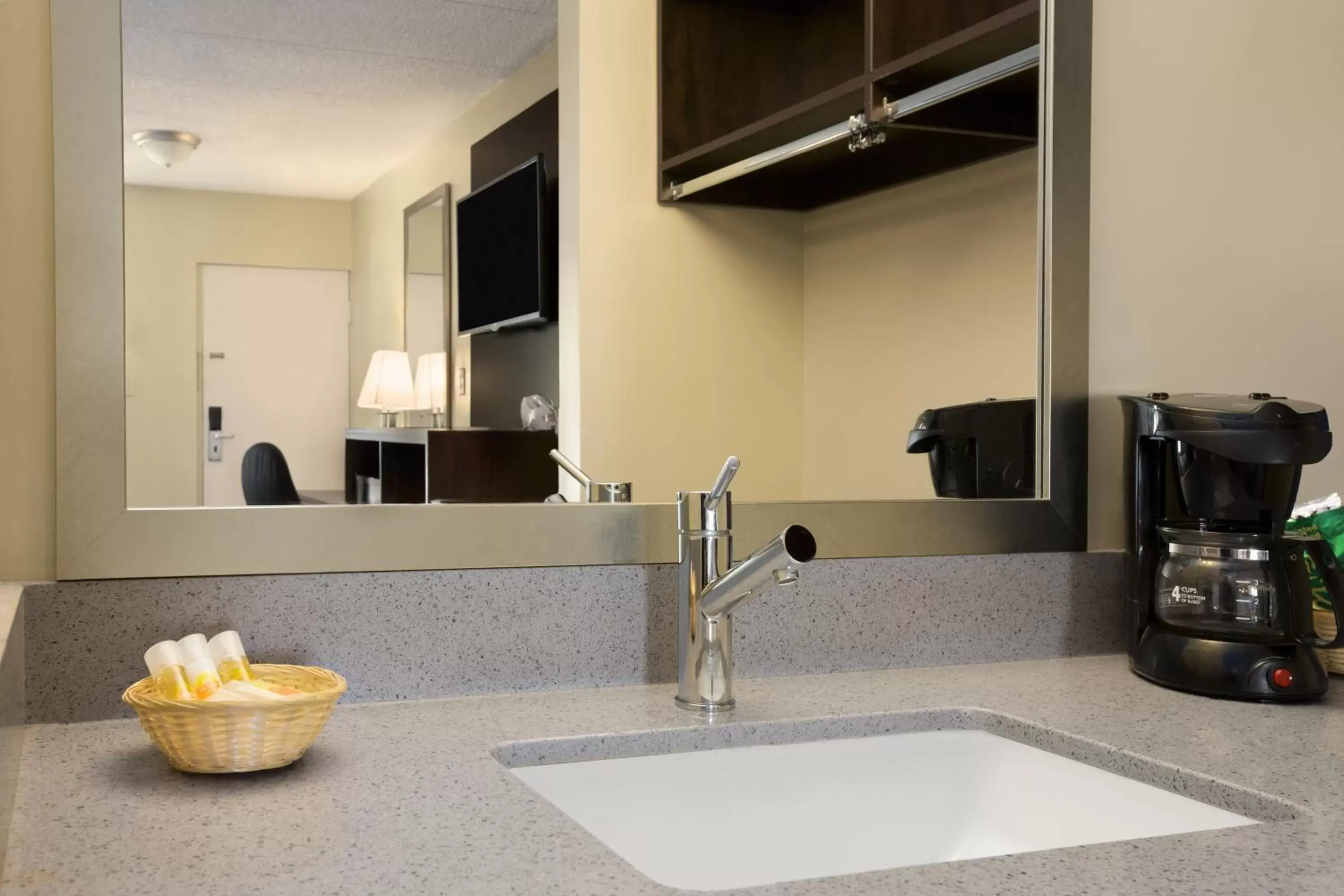 Bathroom in Days Inn & Suites by Wyndham Cherry Hill - Philadelphia