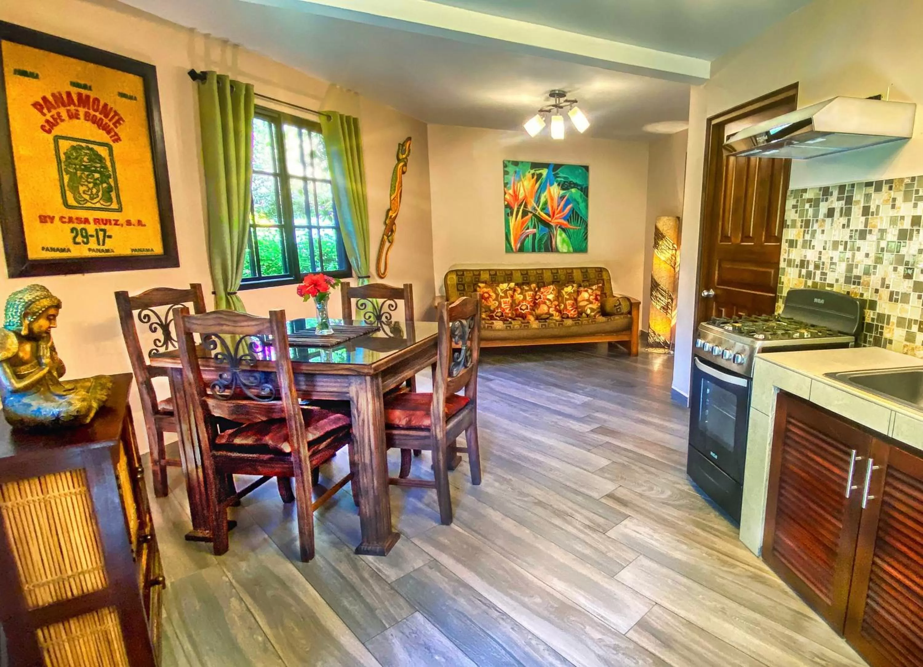 Living room in Boquete Garden Inn