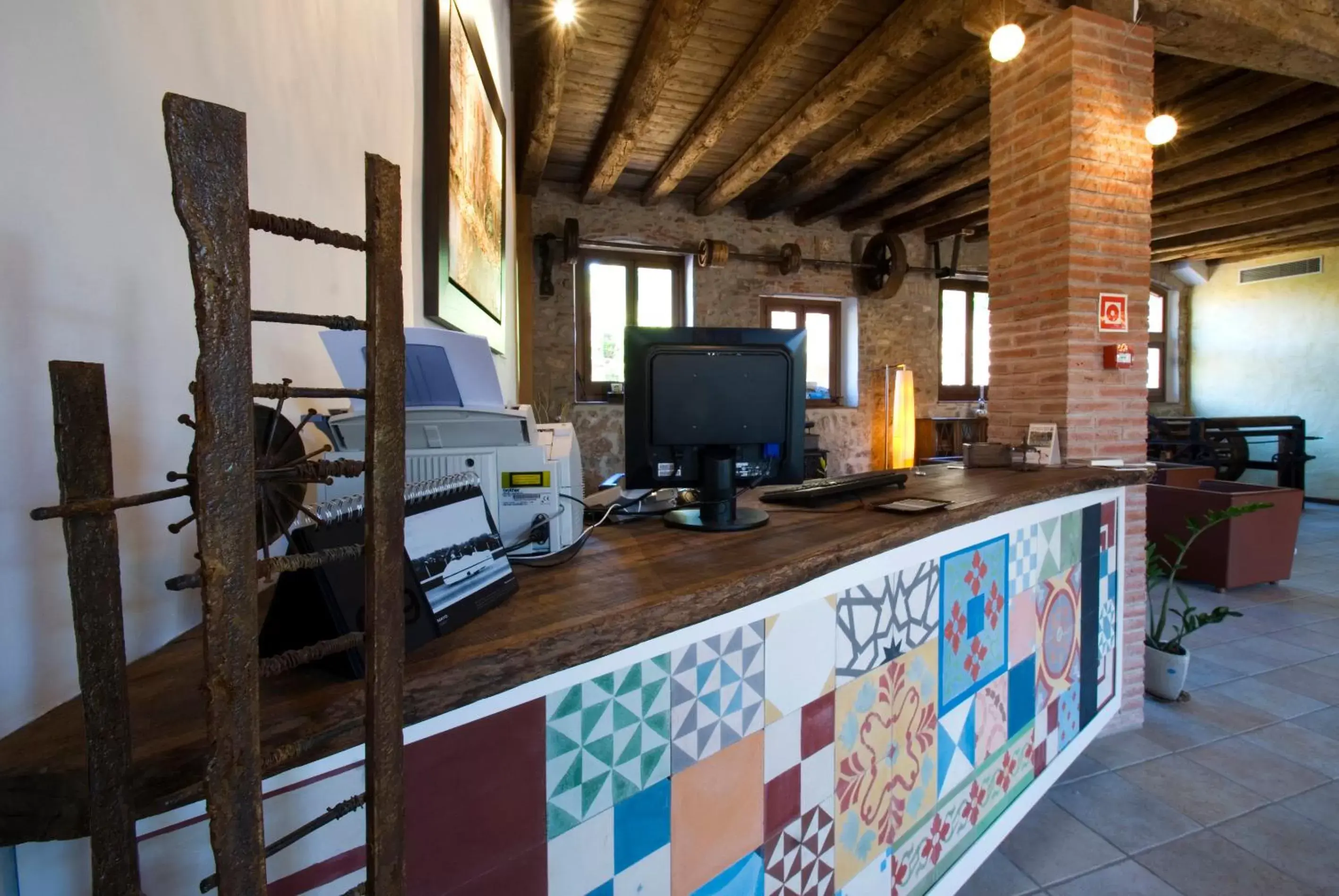 Lobby or reception in Hotel Moli De La Torre