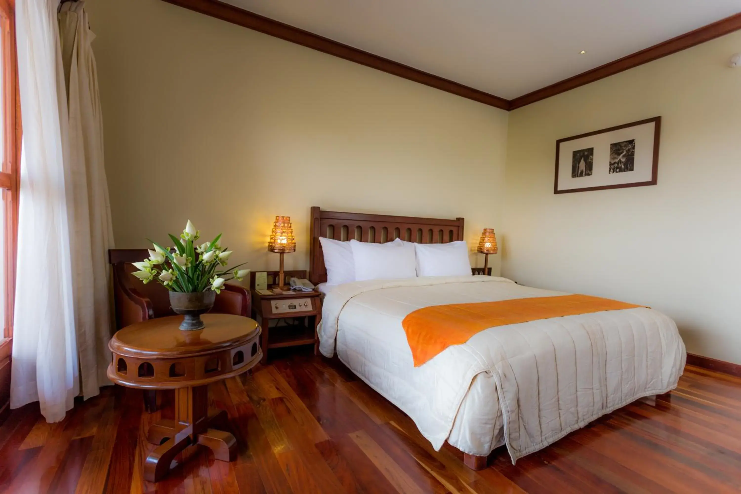 Bed in Royal Angkor Resort & Spa