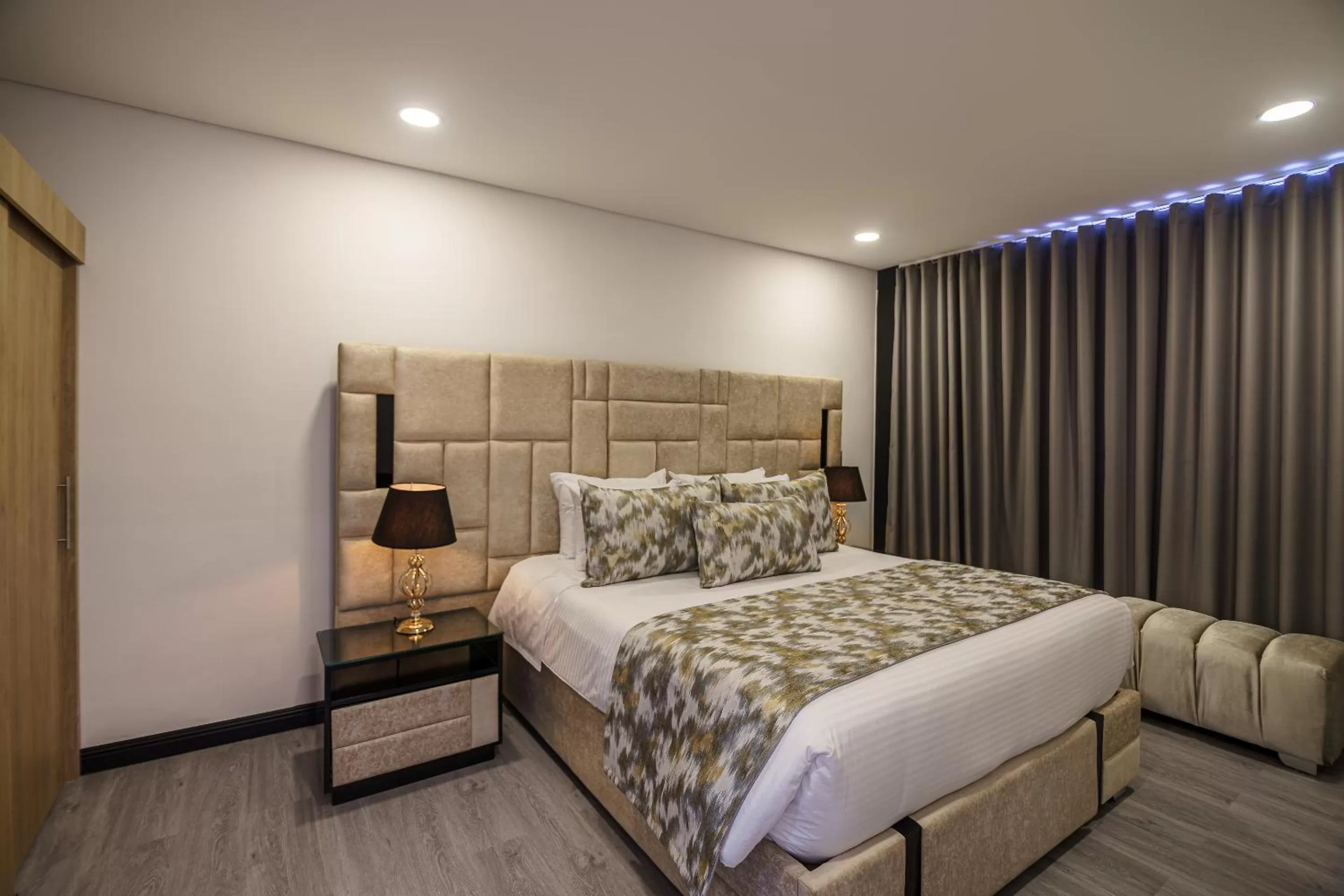 Bed in First Class Hotel