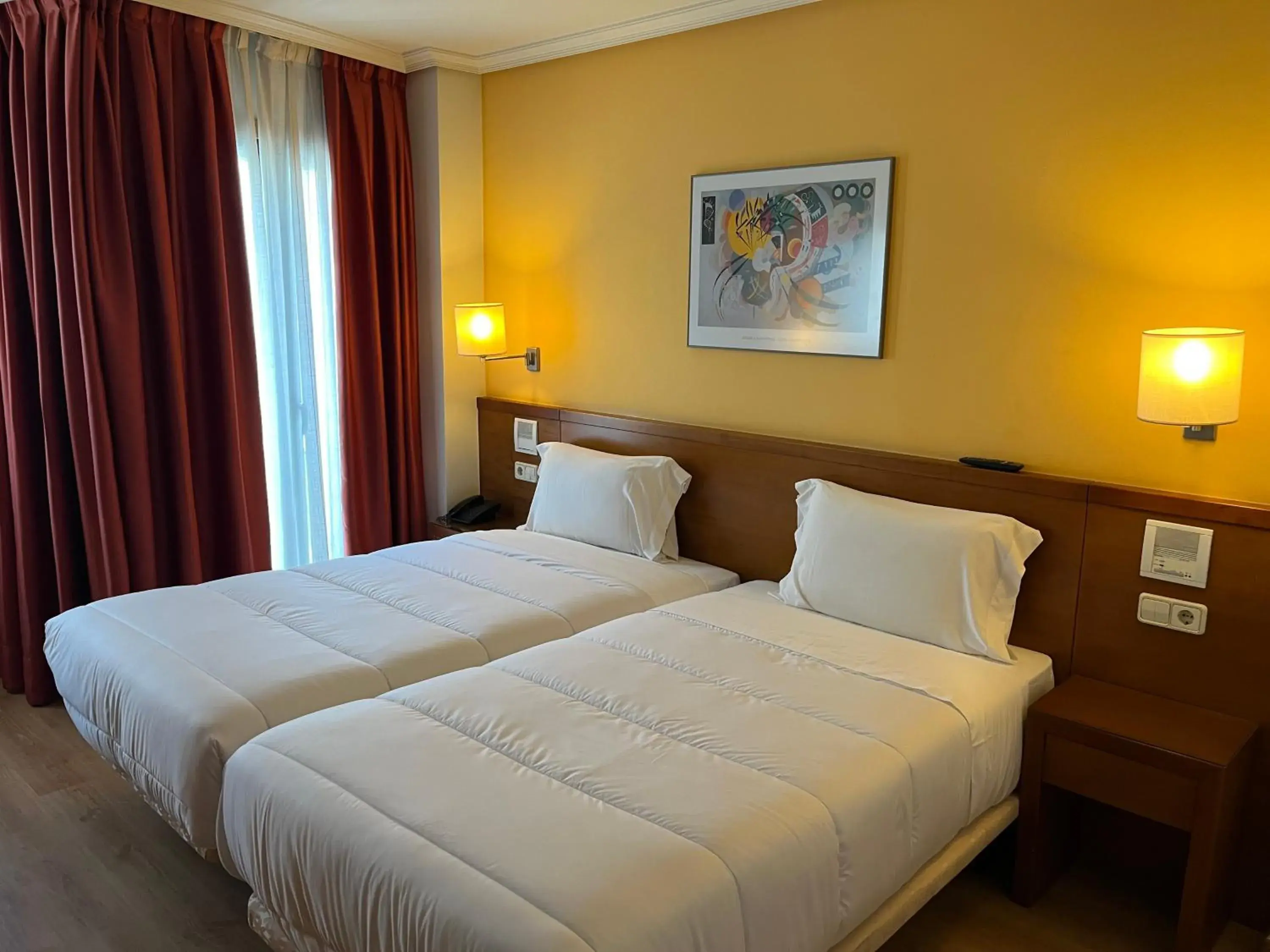 Bed in U Hotel Ogalia Vigo Bed in U Hotel Ogalia Vigo