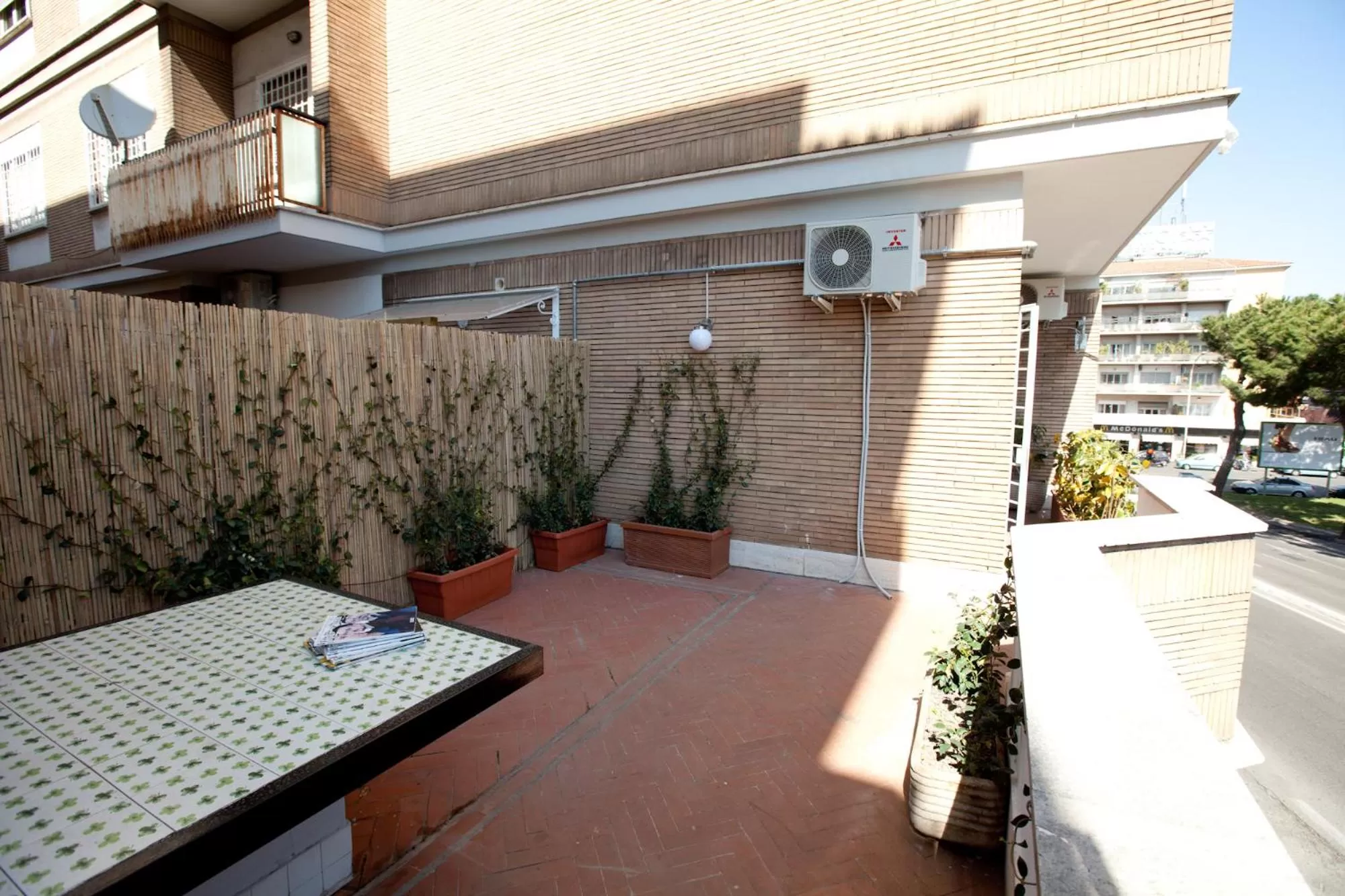Balcony/Terrace in Heart of Rome Rooms