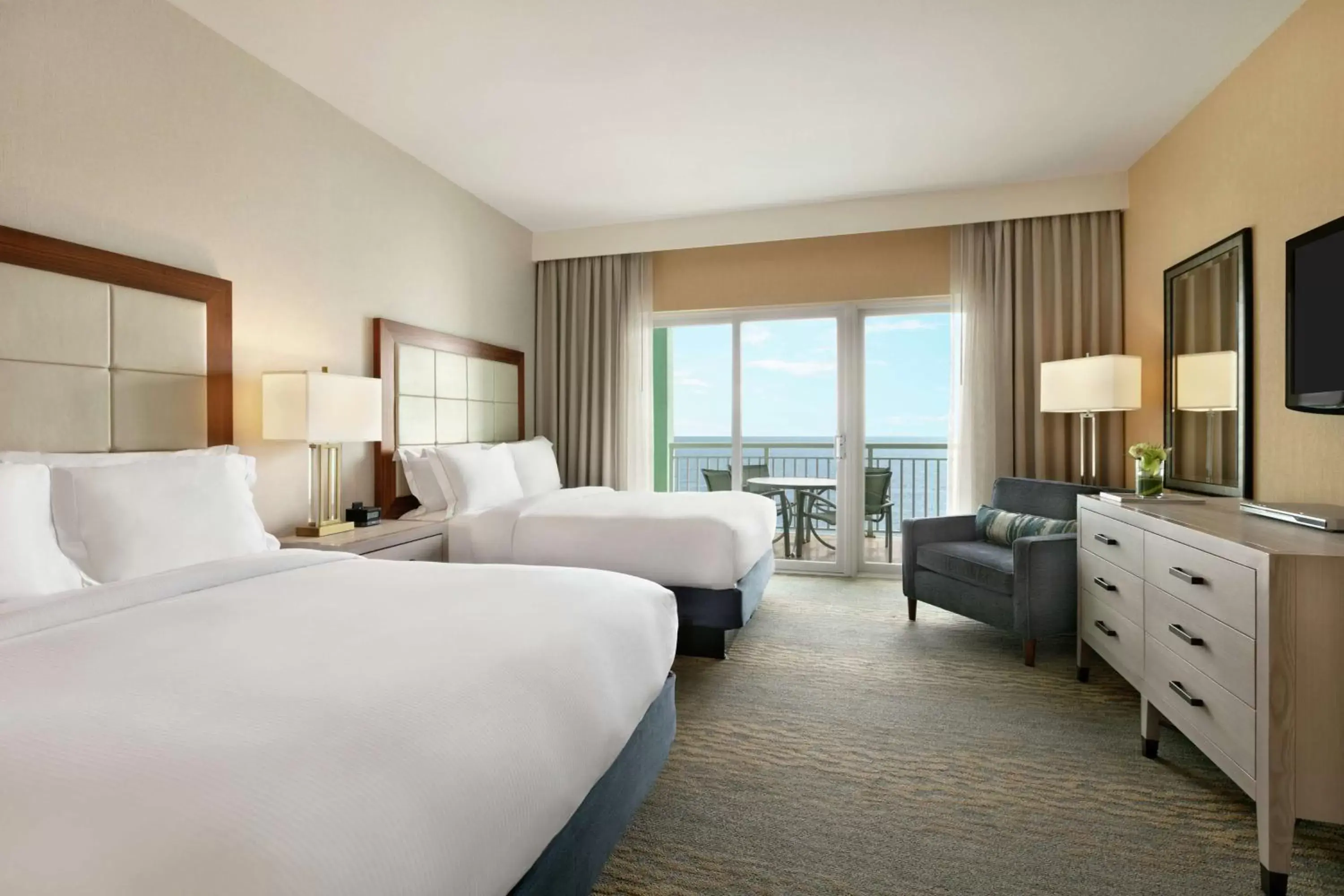 Bedroom in Hilton Suites Ocean City Oceanfront