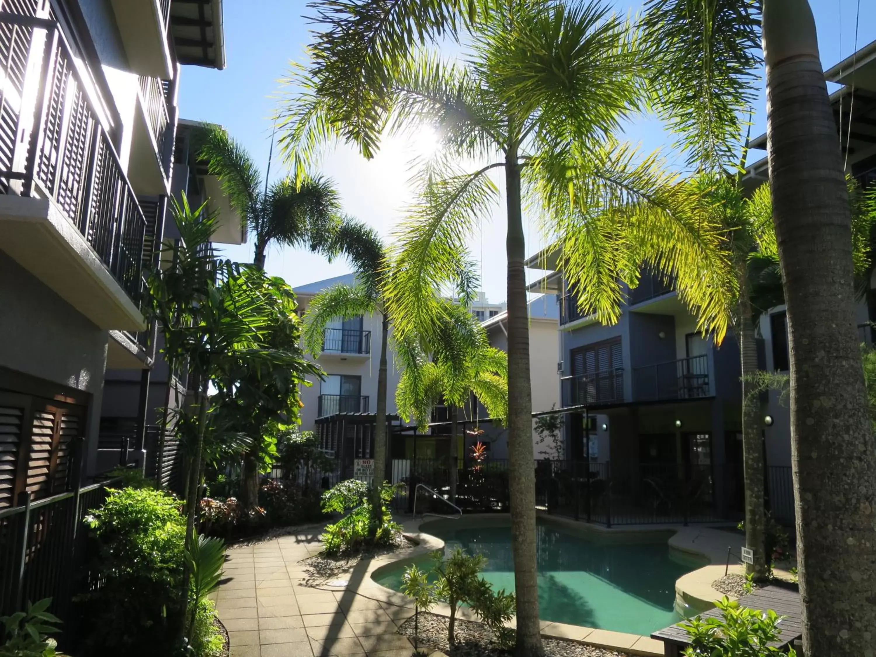 Swimming pool, Property Building in Southern Cross Atrium Apartments